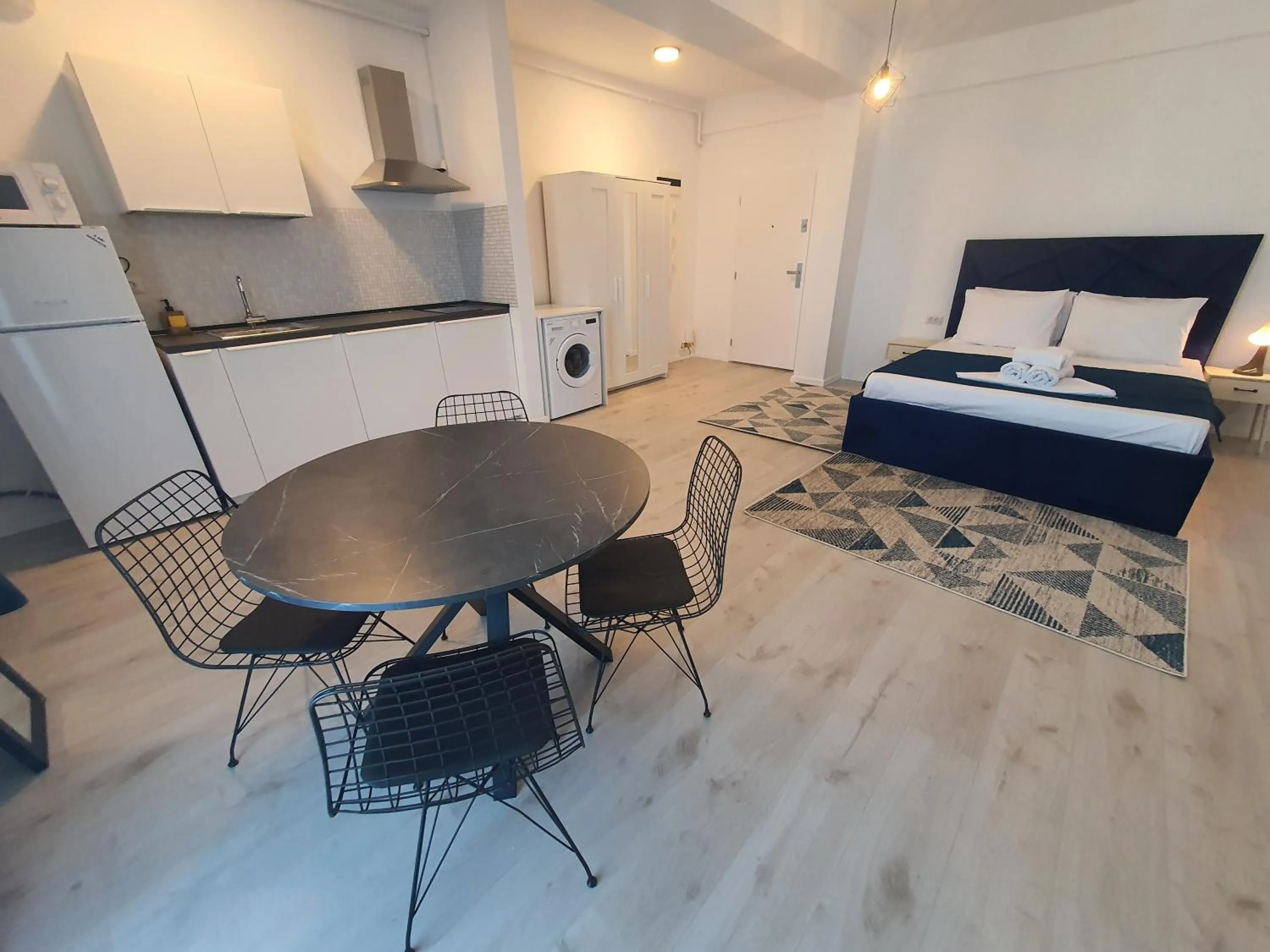 Dining area in Grey Residence Apartments