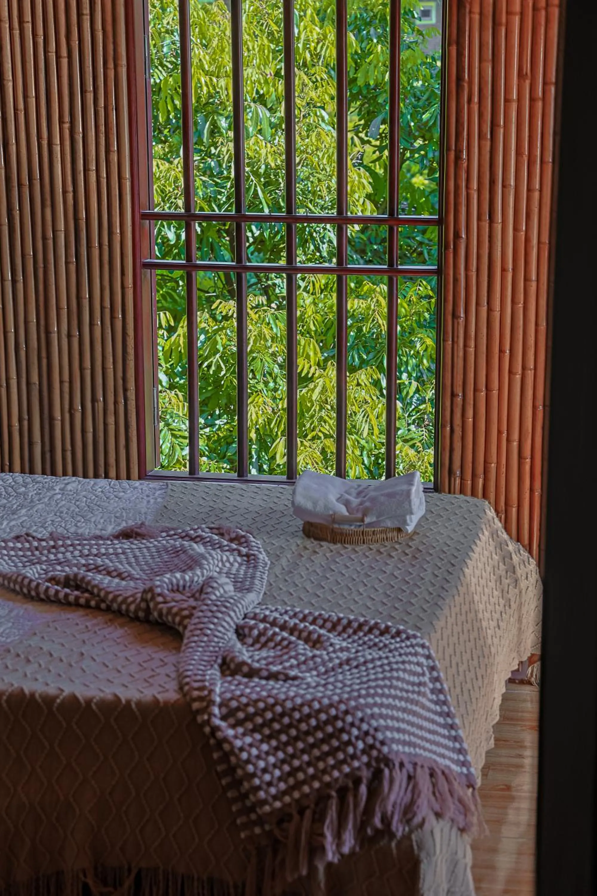 Bed in Bamboo Hill Villa