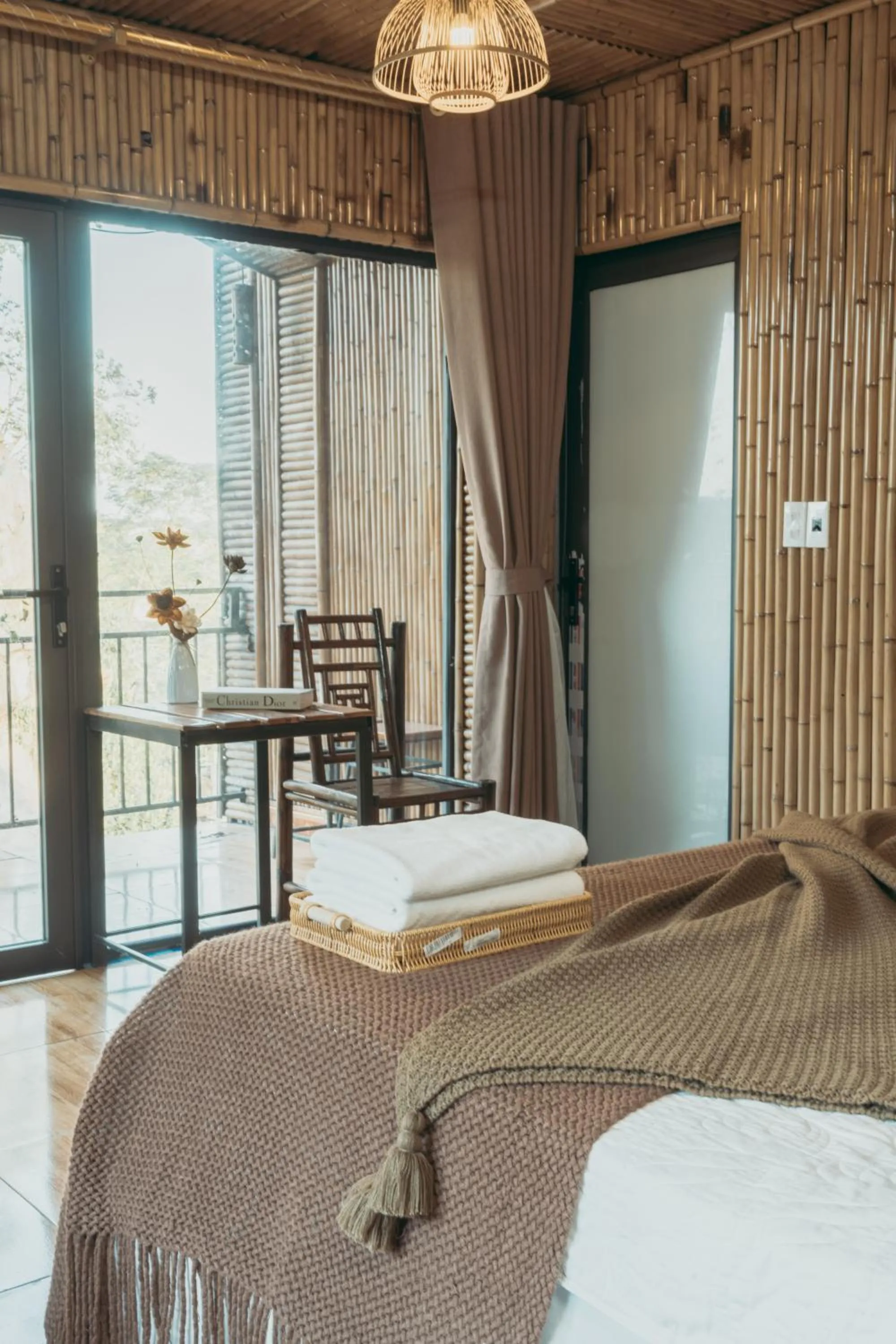 Bed in Bamboo Hill Villa