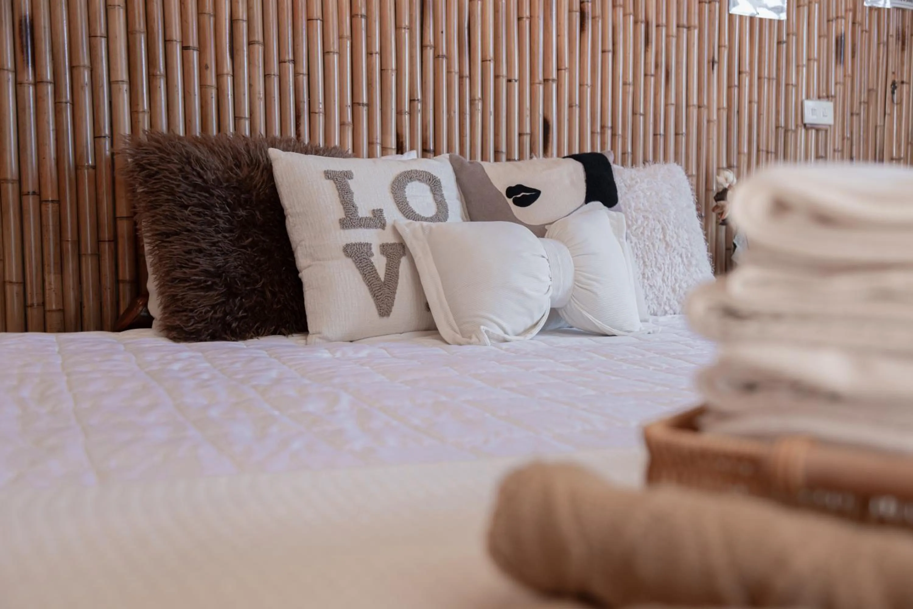 Bed in Bamboo Hill Villa