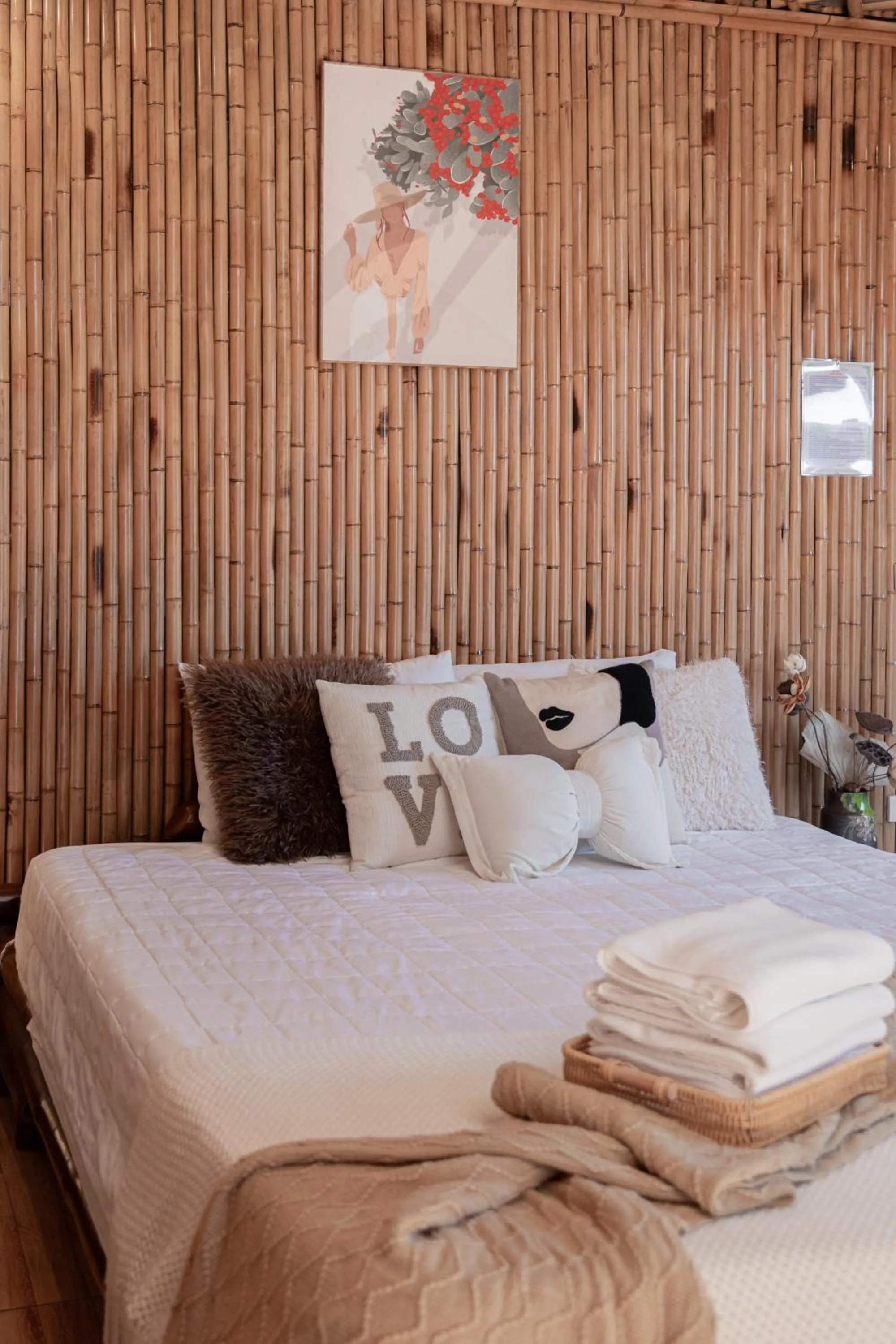 Bed in Bamboo Hill Villa