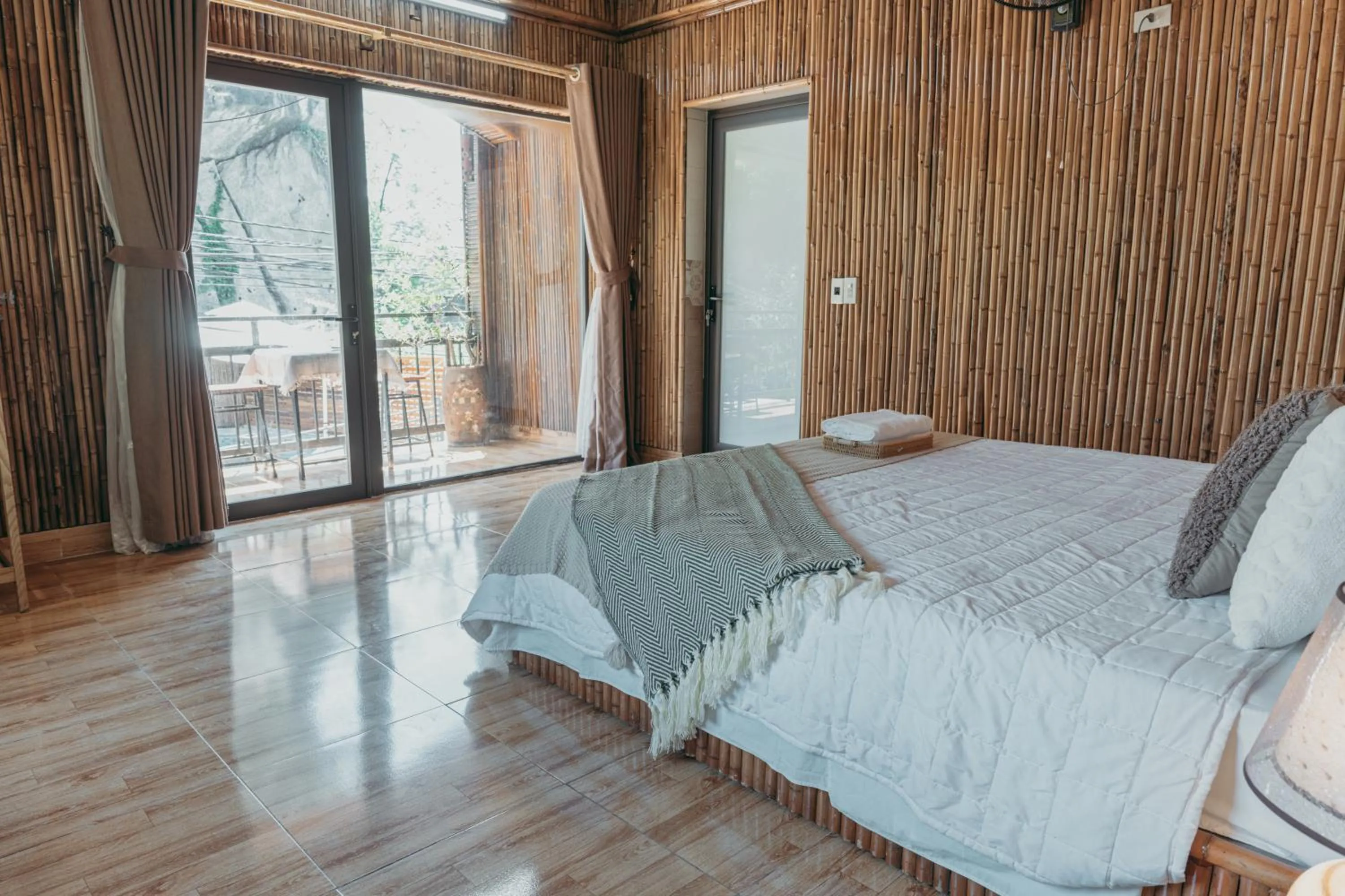 Bed in Bamboo Hill Villa