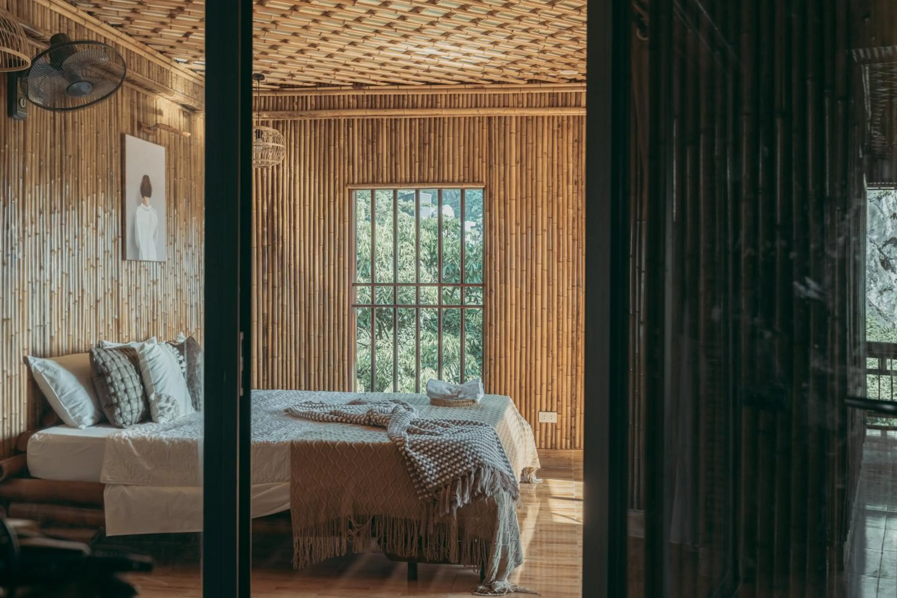 Bed in Bamboo Hill Villa