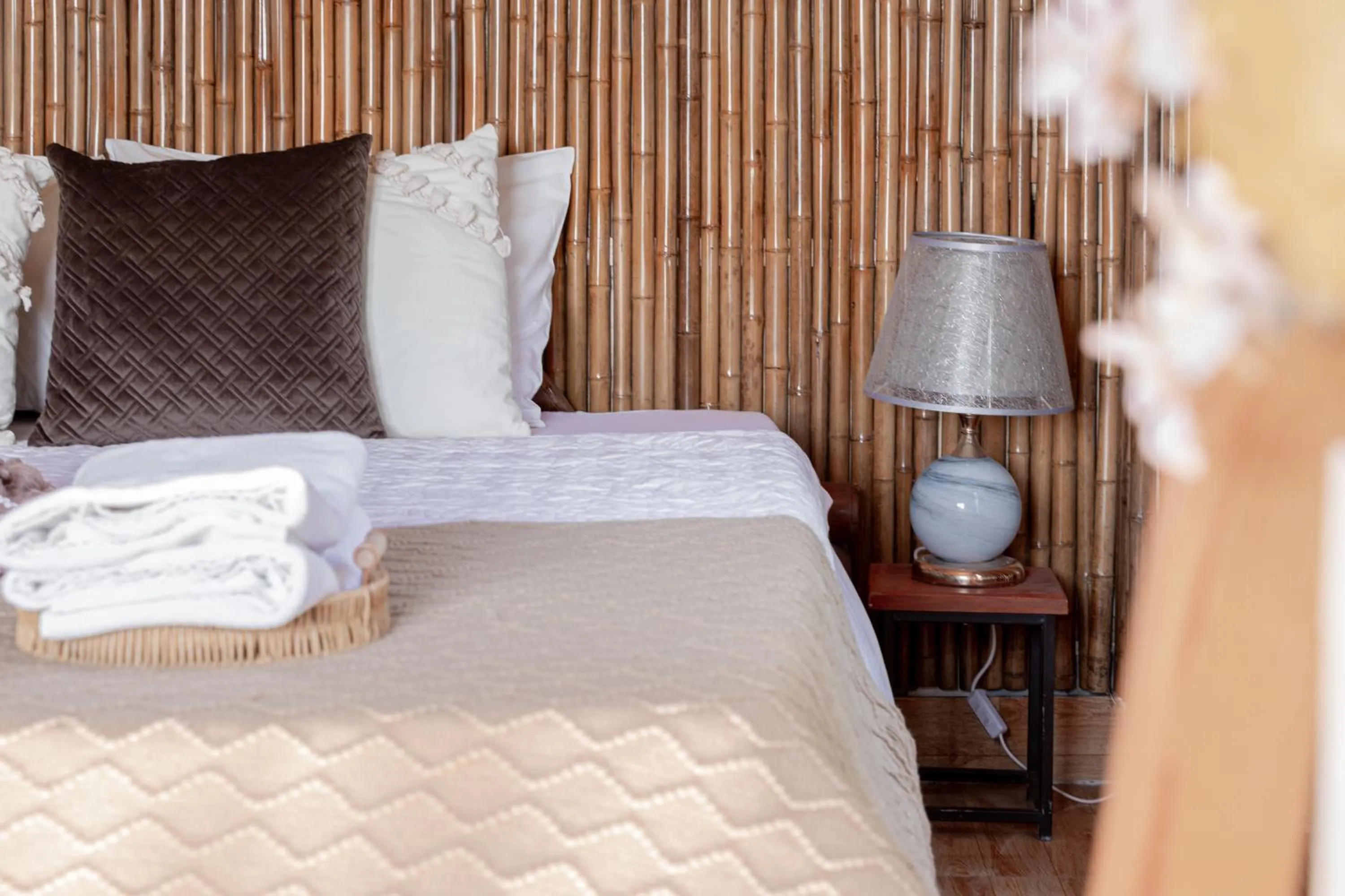 Bed in Bamboo Hill Villa