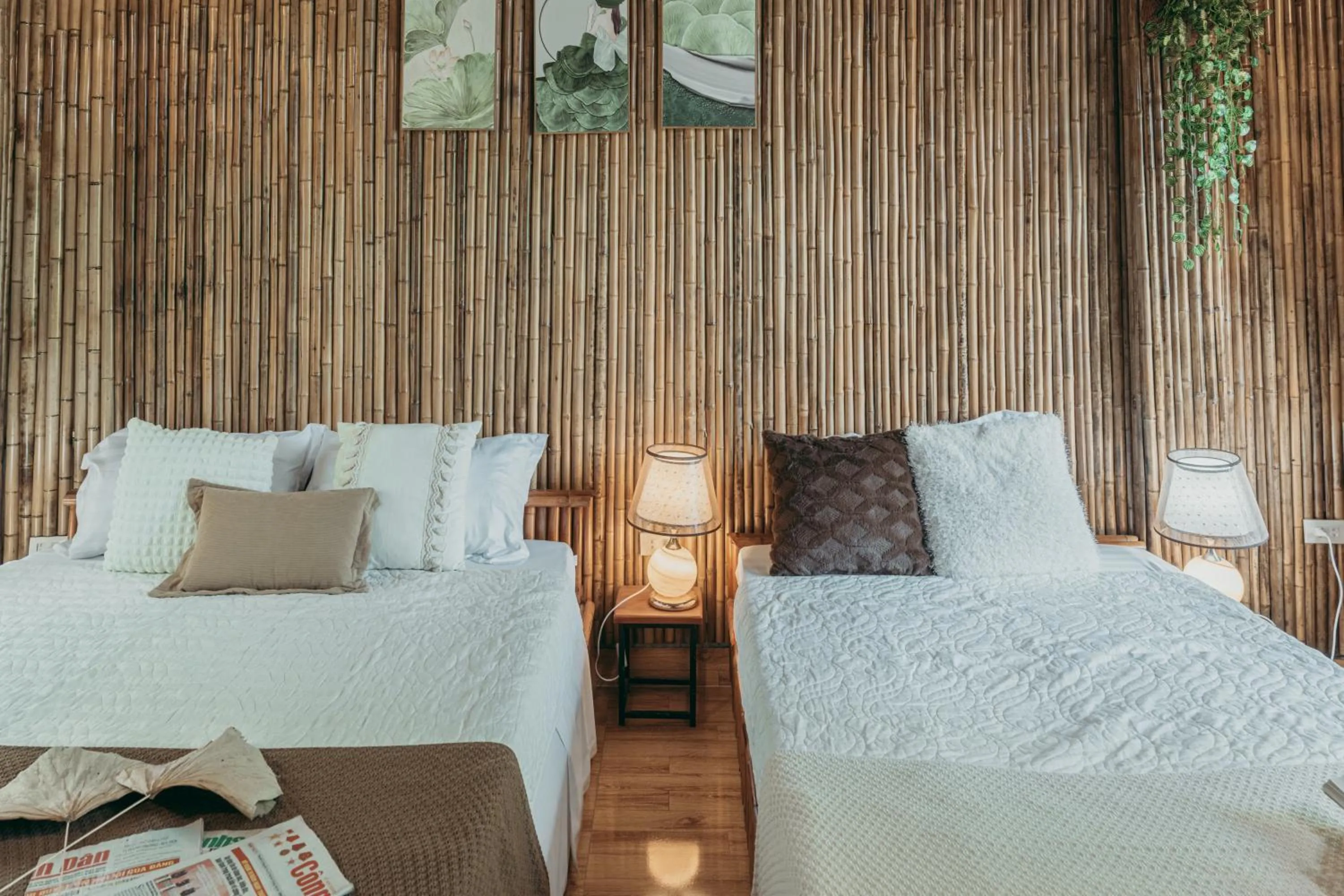 Bed in Bamboo Hill Villa