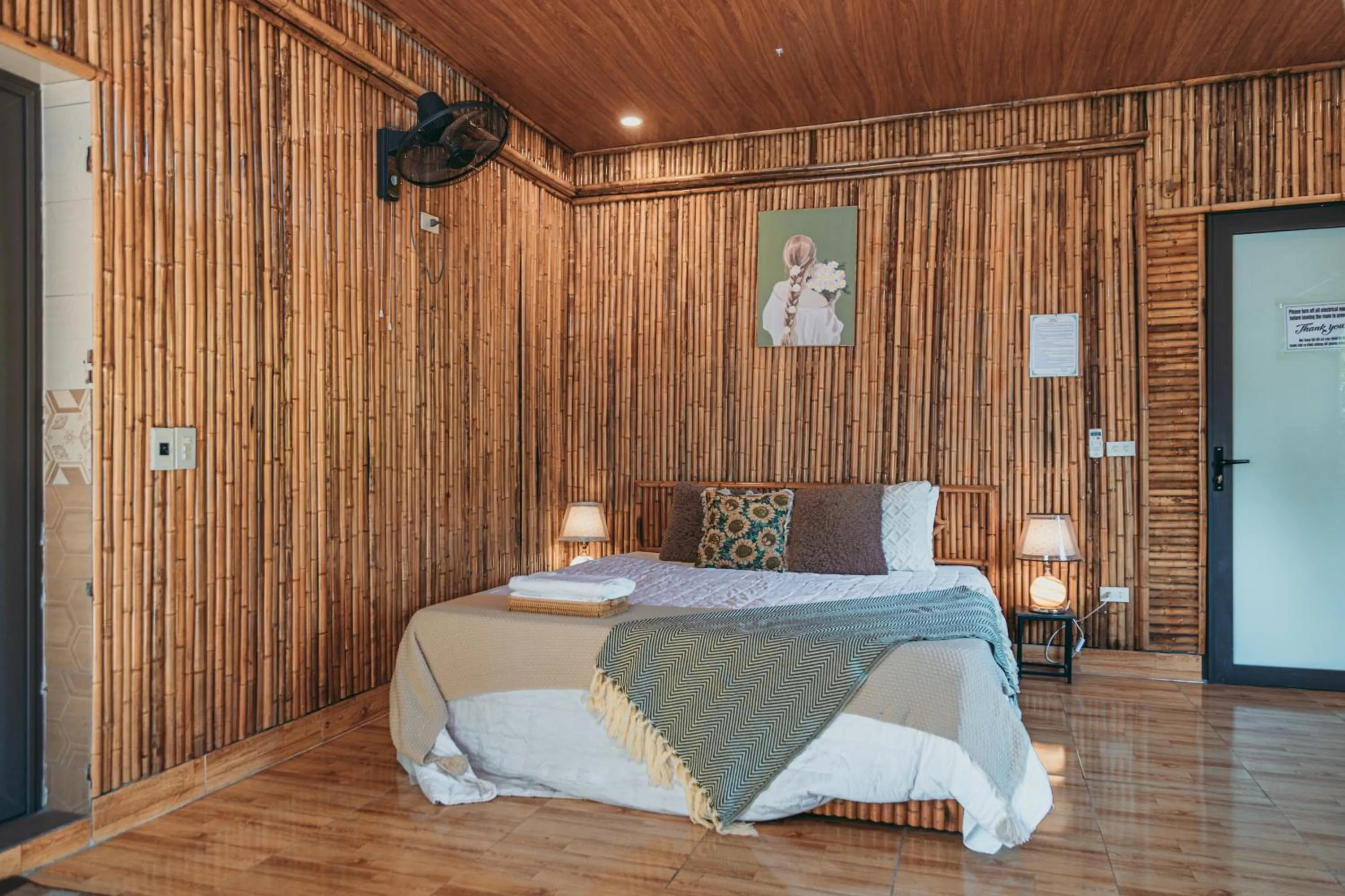 Bed in Bamboo Hill Villa
