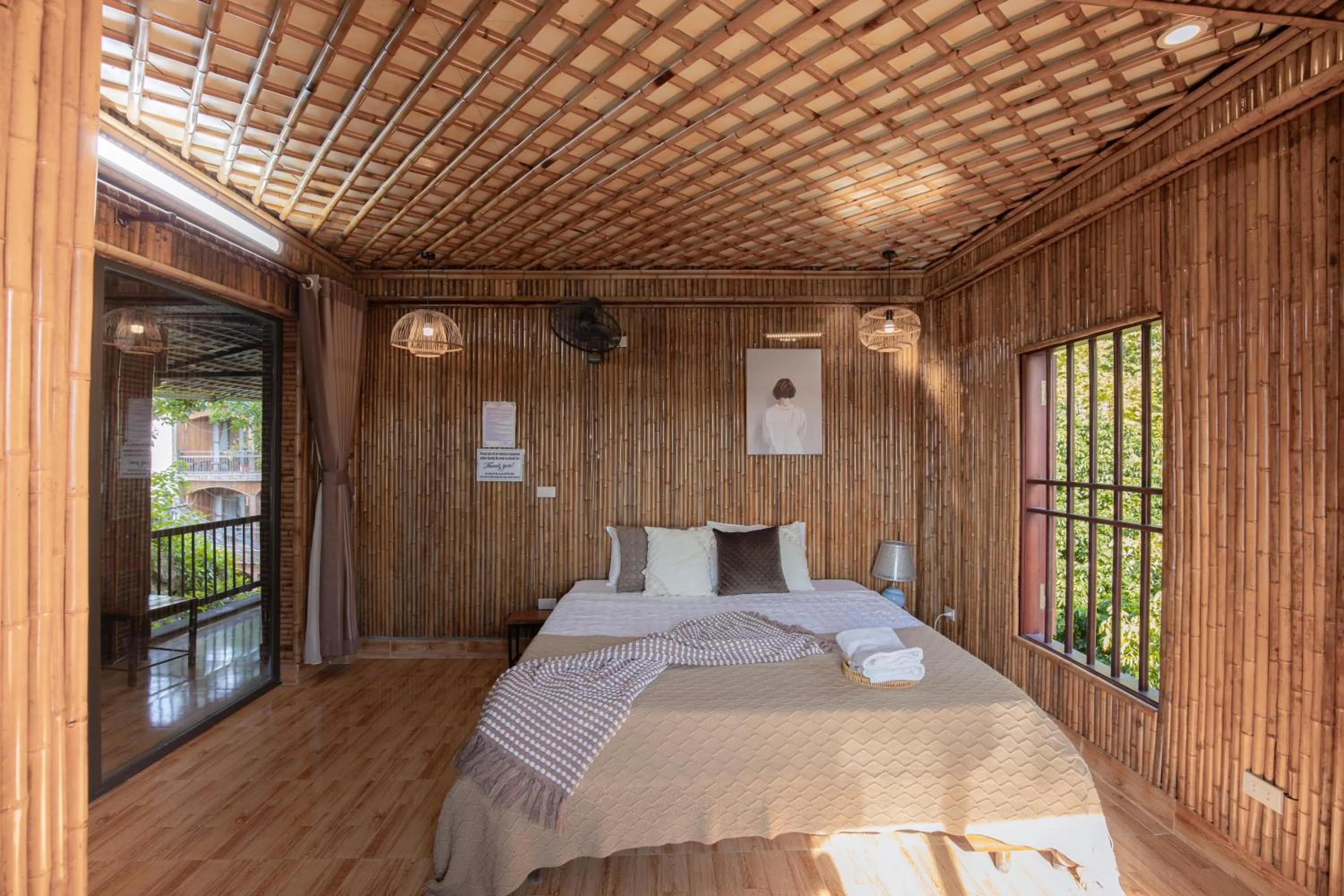 Bed in Bamboo Hill Villa