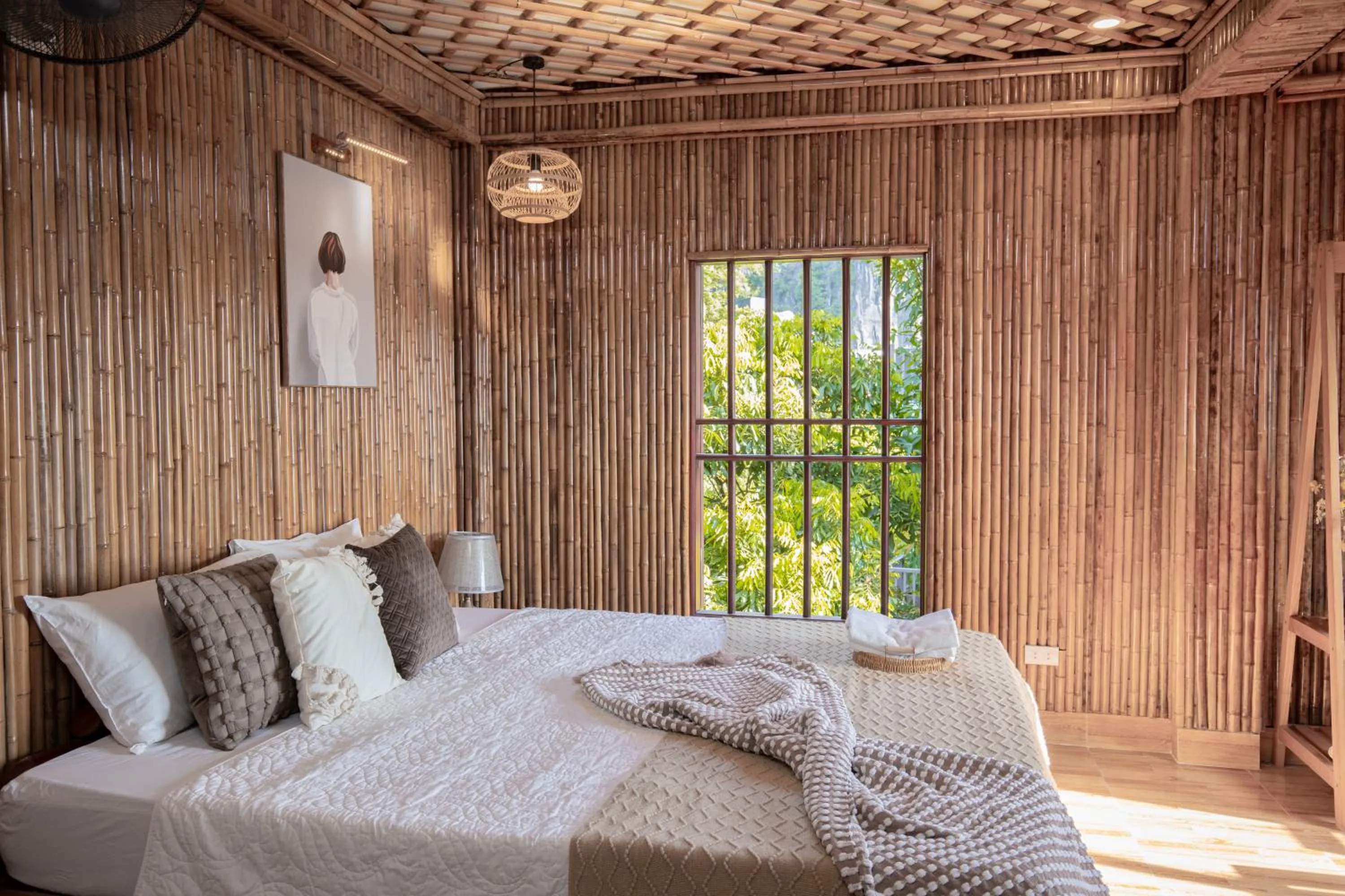 Bed in Bamboo Hill Villa