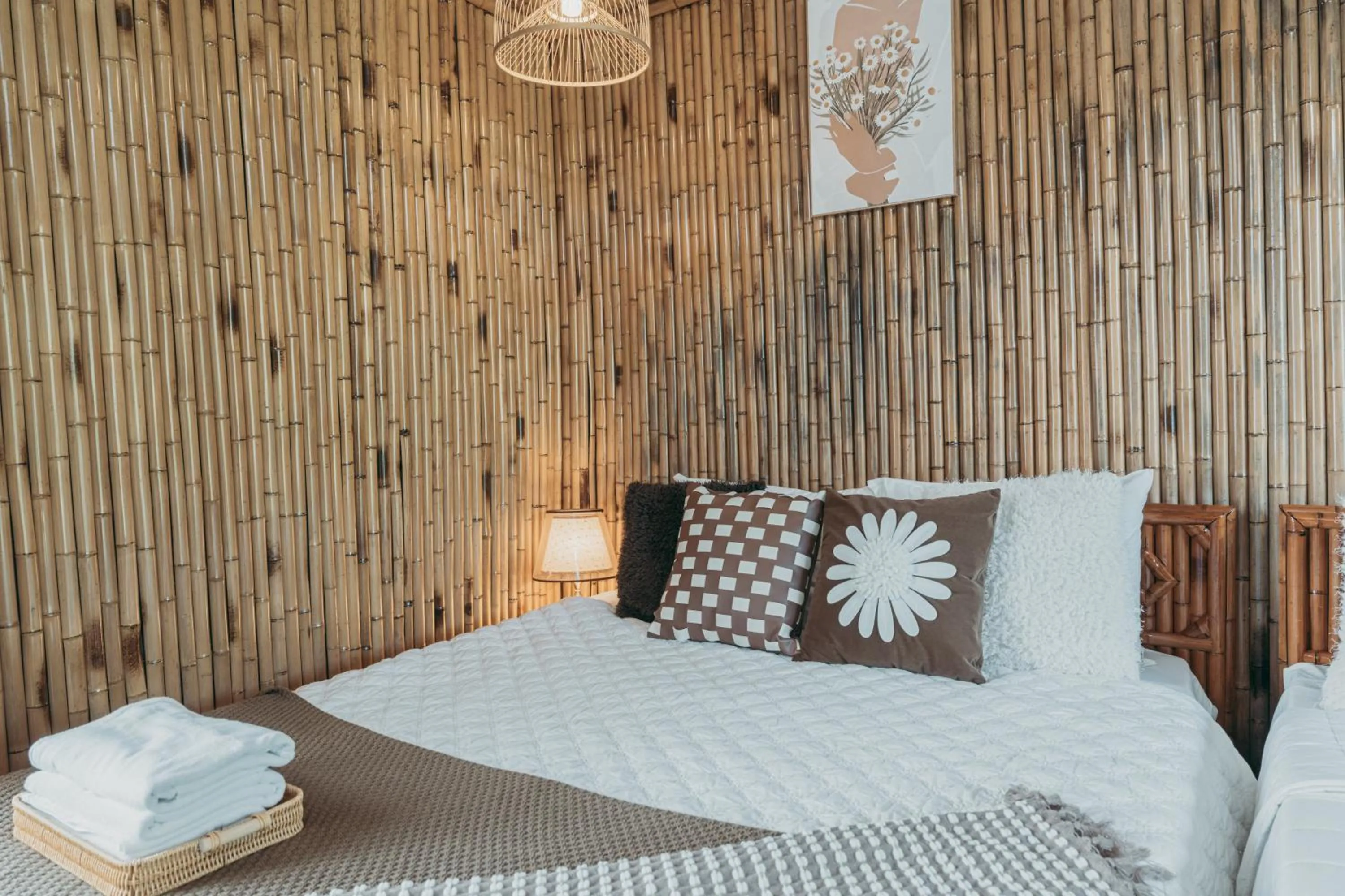 Bed in Bamboo Hill Villa