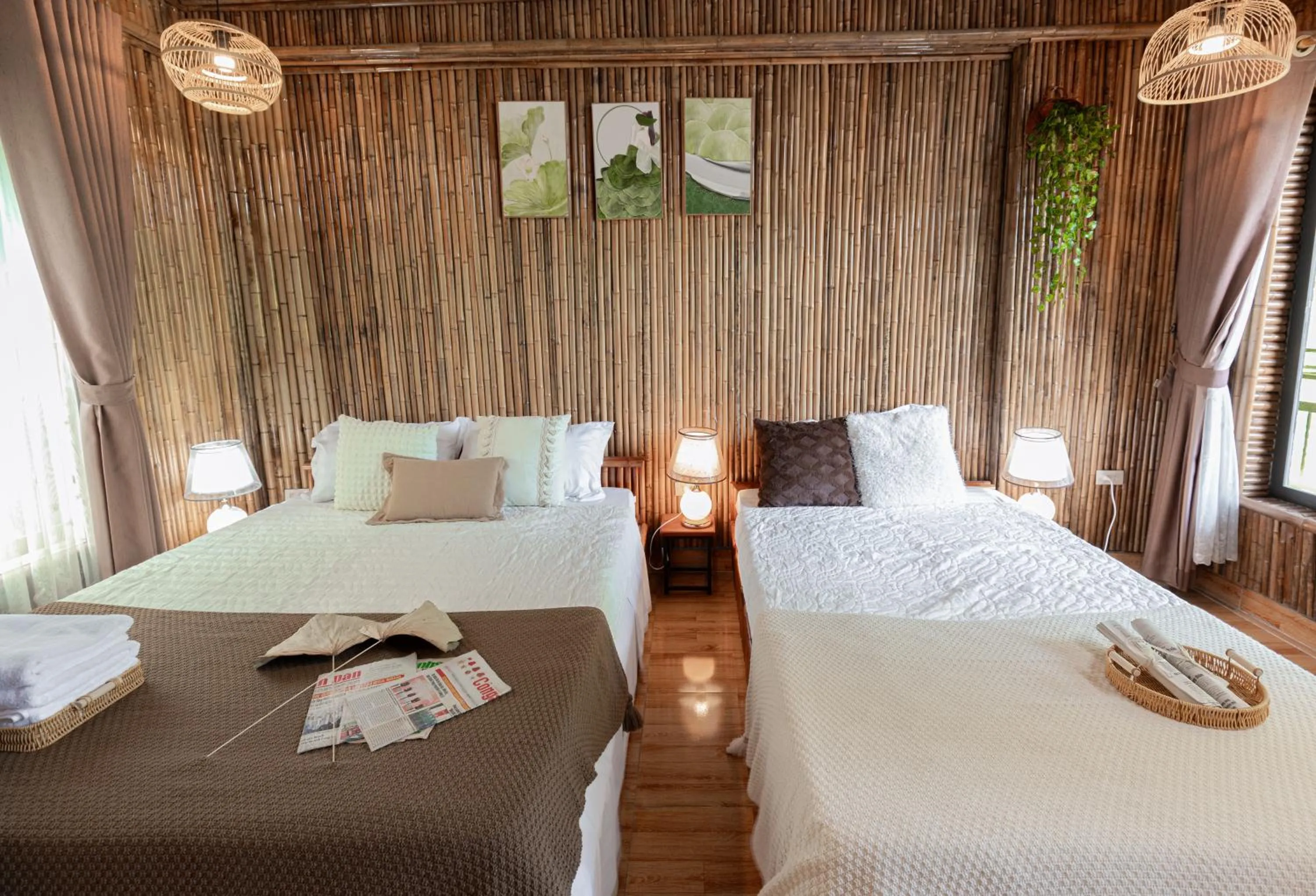 Bed in Bamboo Hill Villa