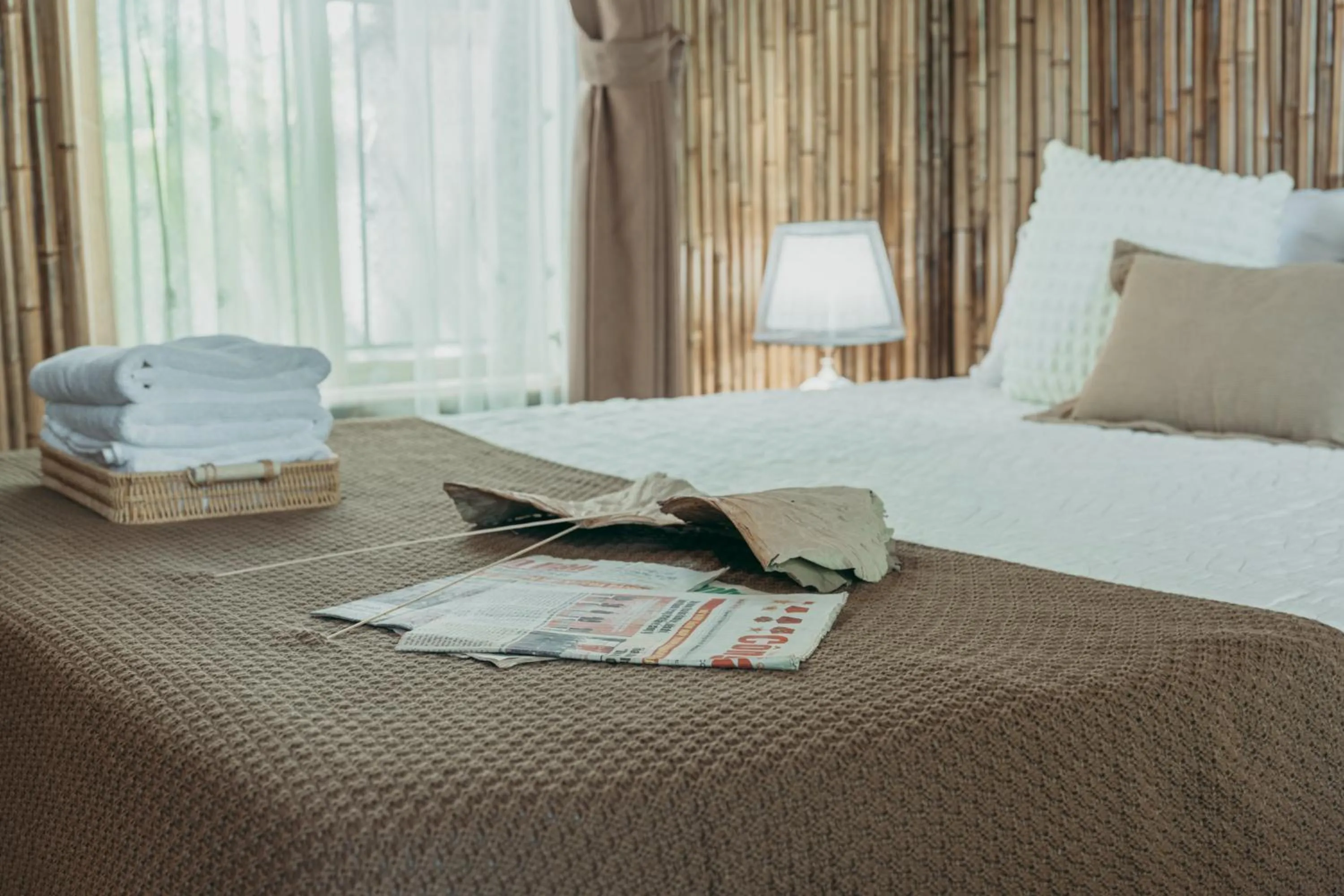 Bed in Bamboo Hill Villa