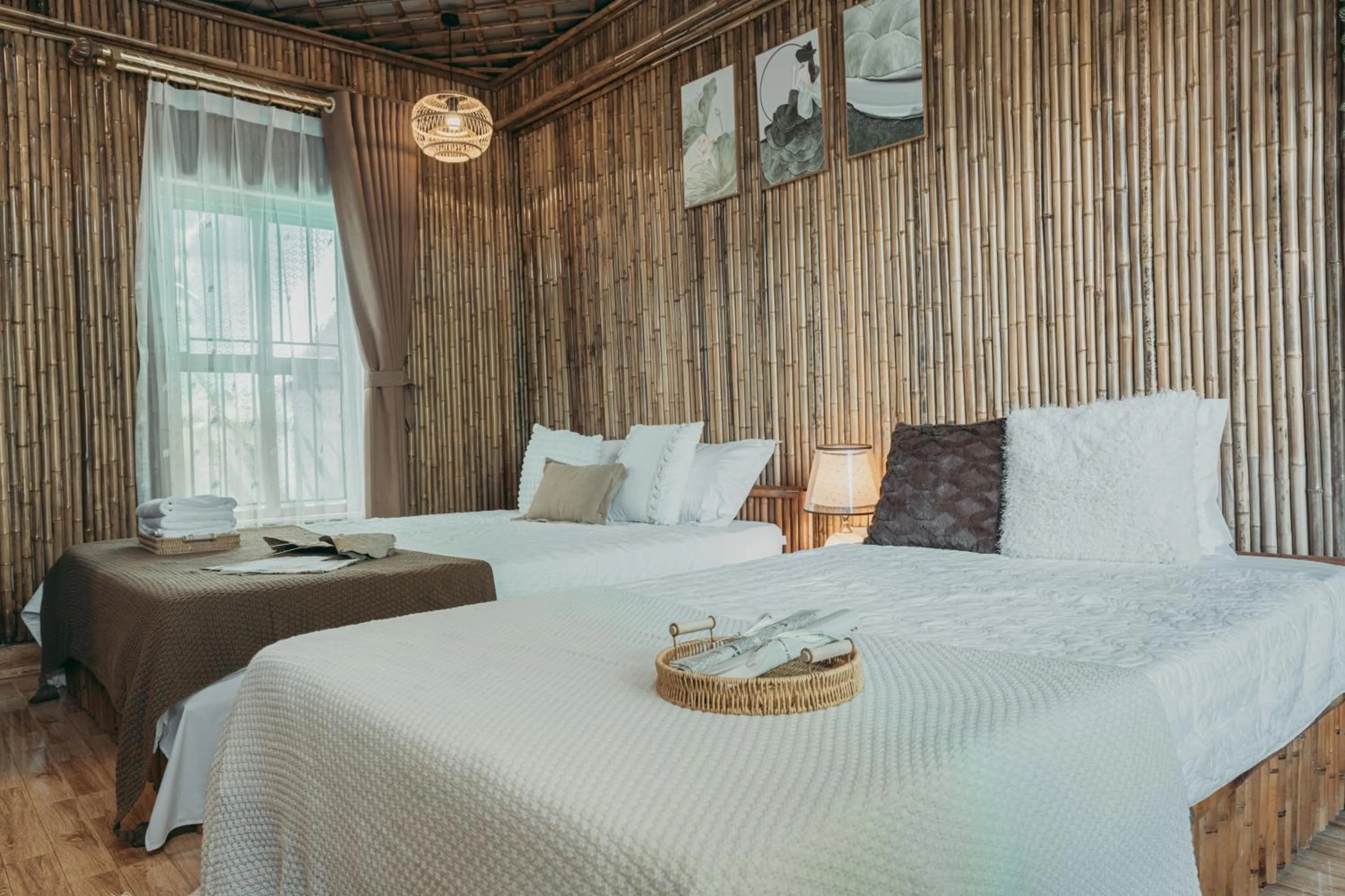 Bed in Bamboo Hill Villa