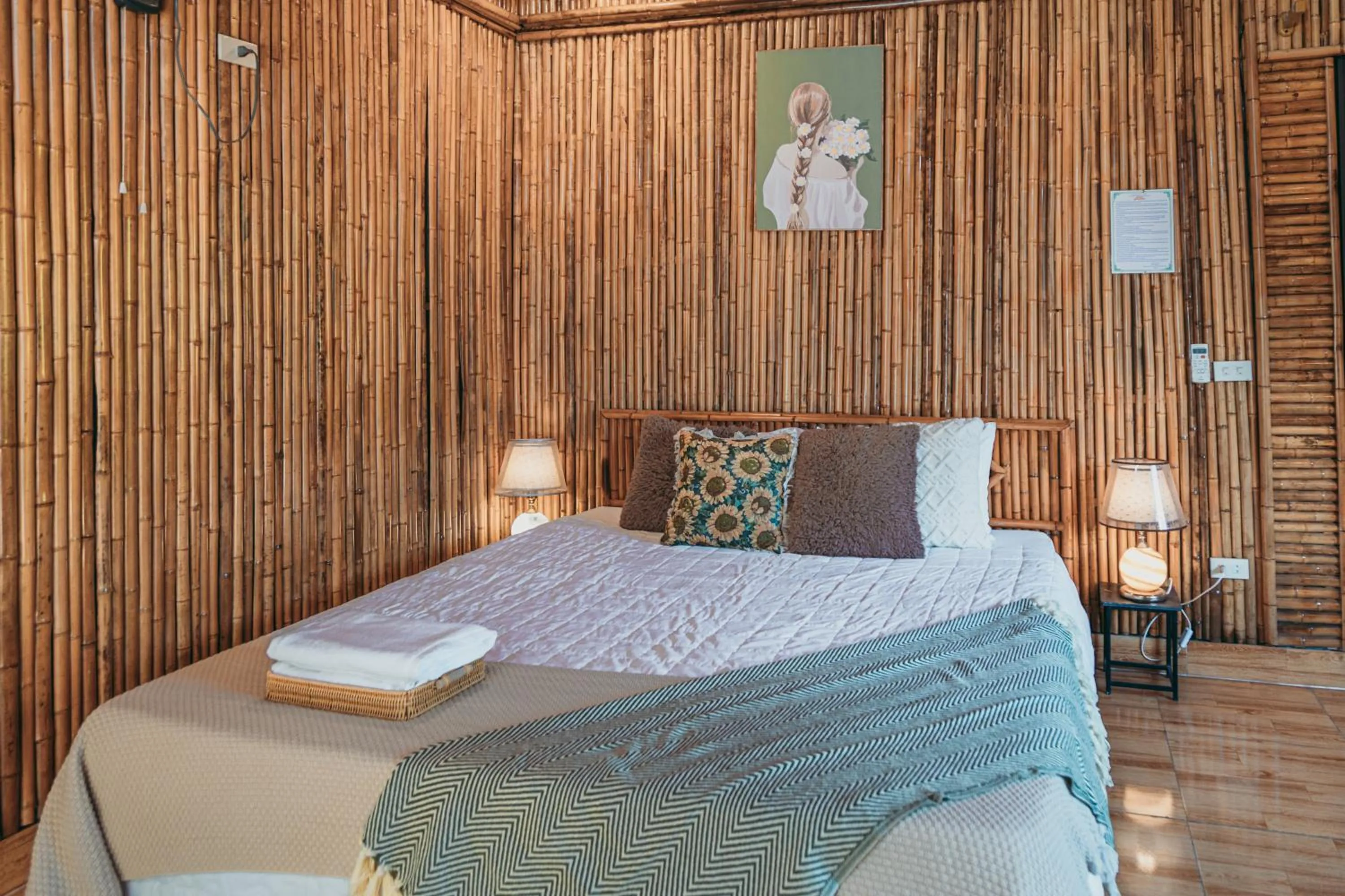 Bed in Bamboo Hill Villa