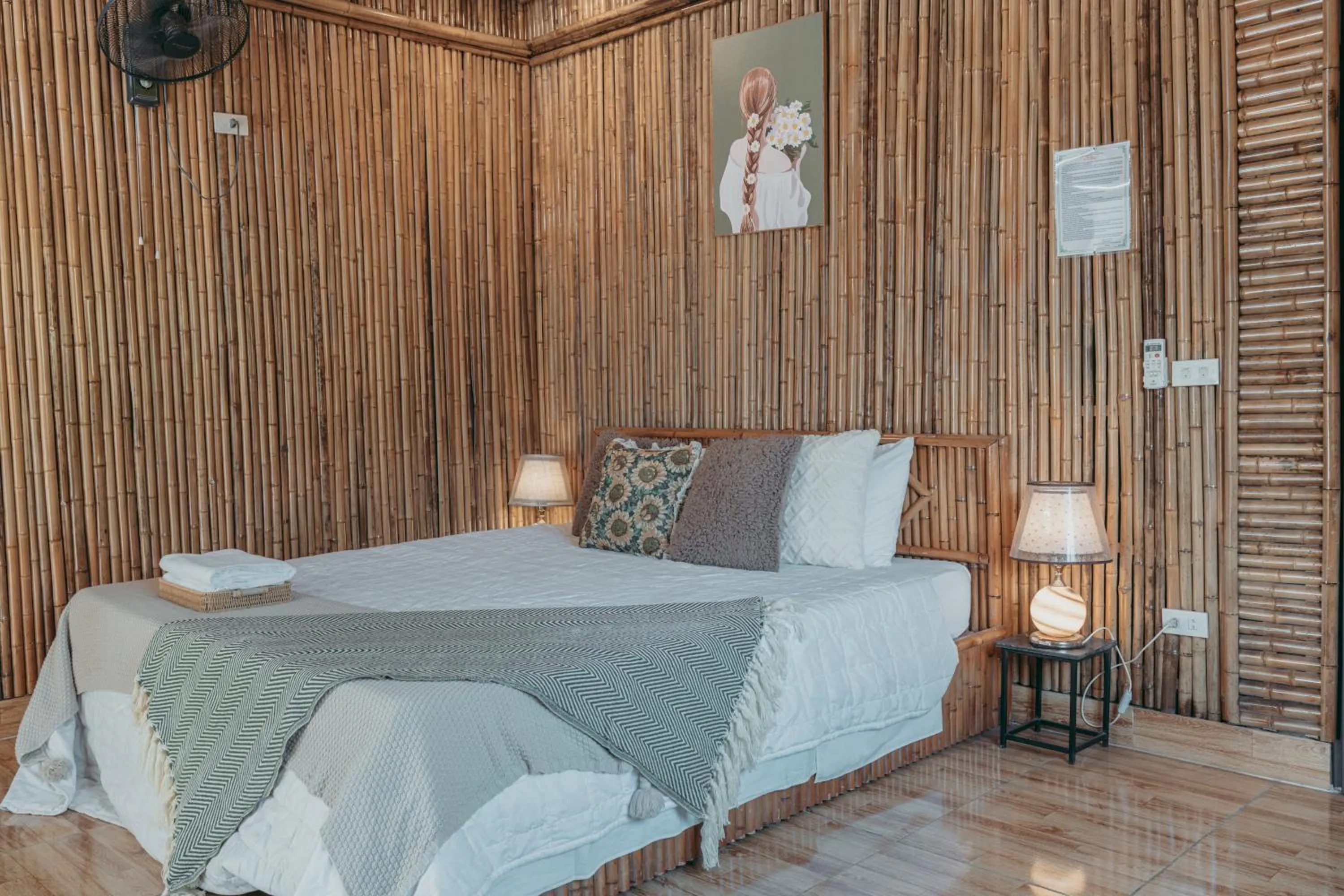 Bed in Bamboo Hill Villa
