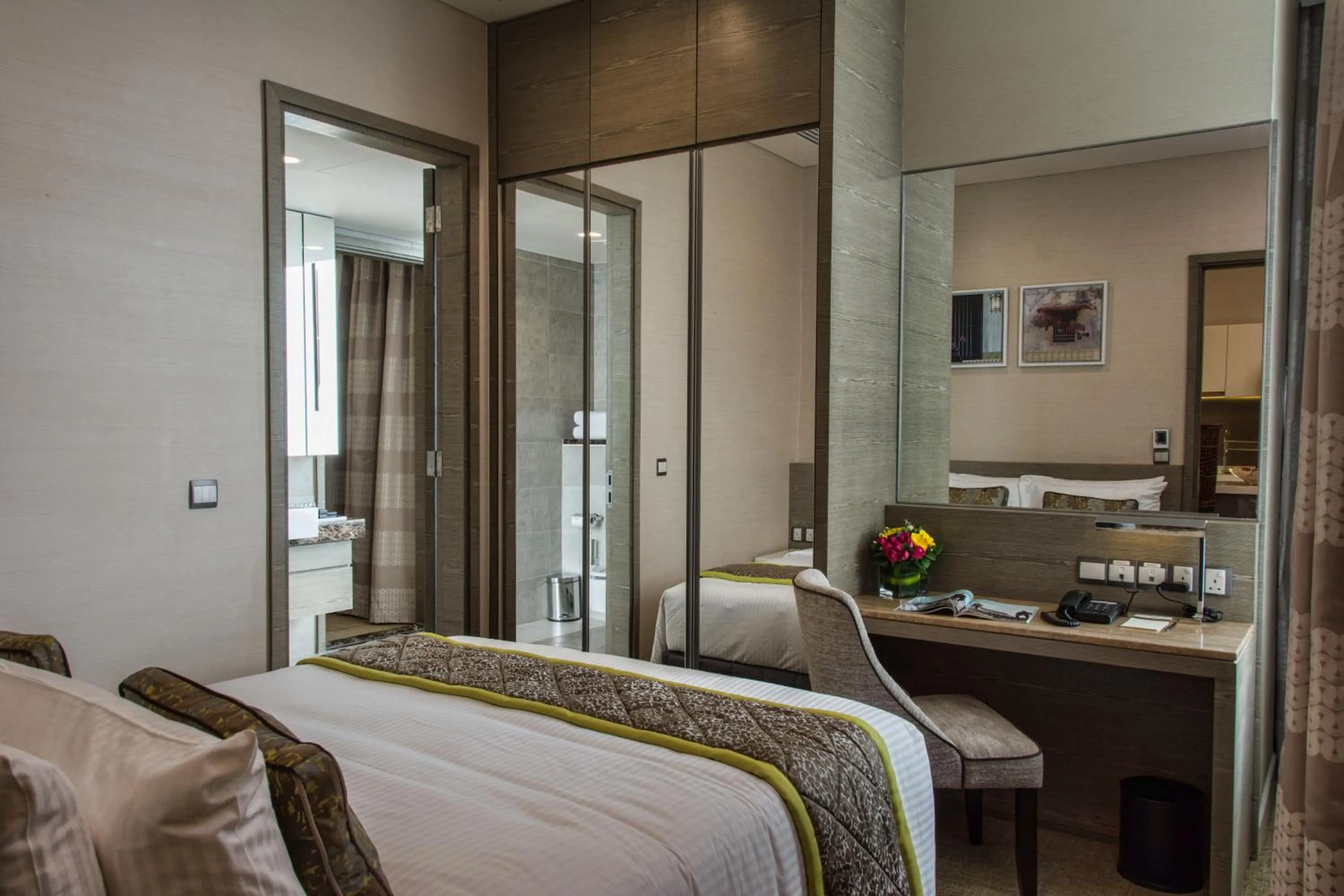 Bed in Ascott Sentral Kuala Lumpur