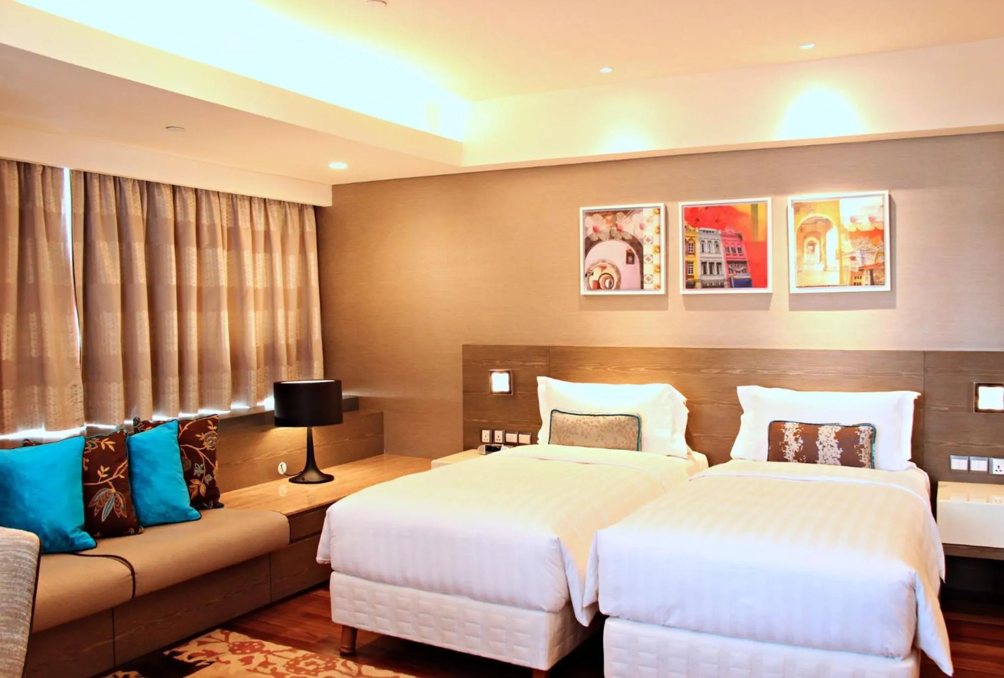 Bed in Ascott Sentral Kuala Lumpur