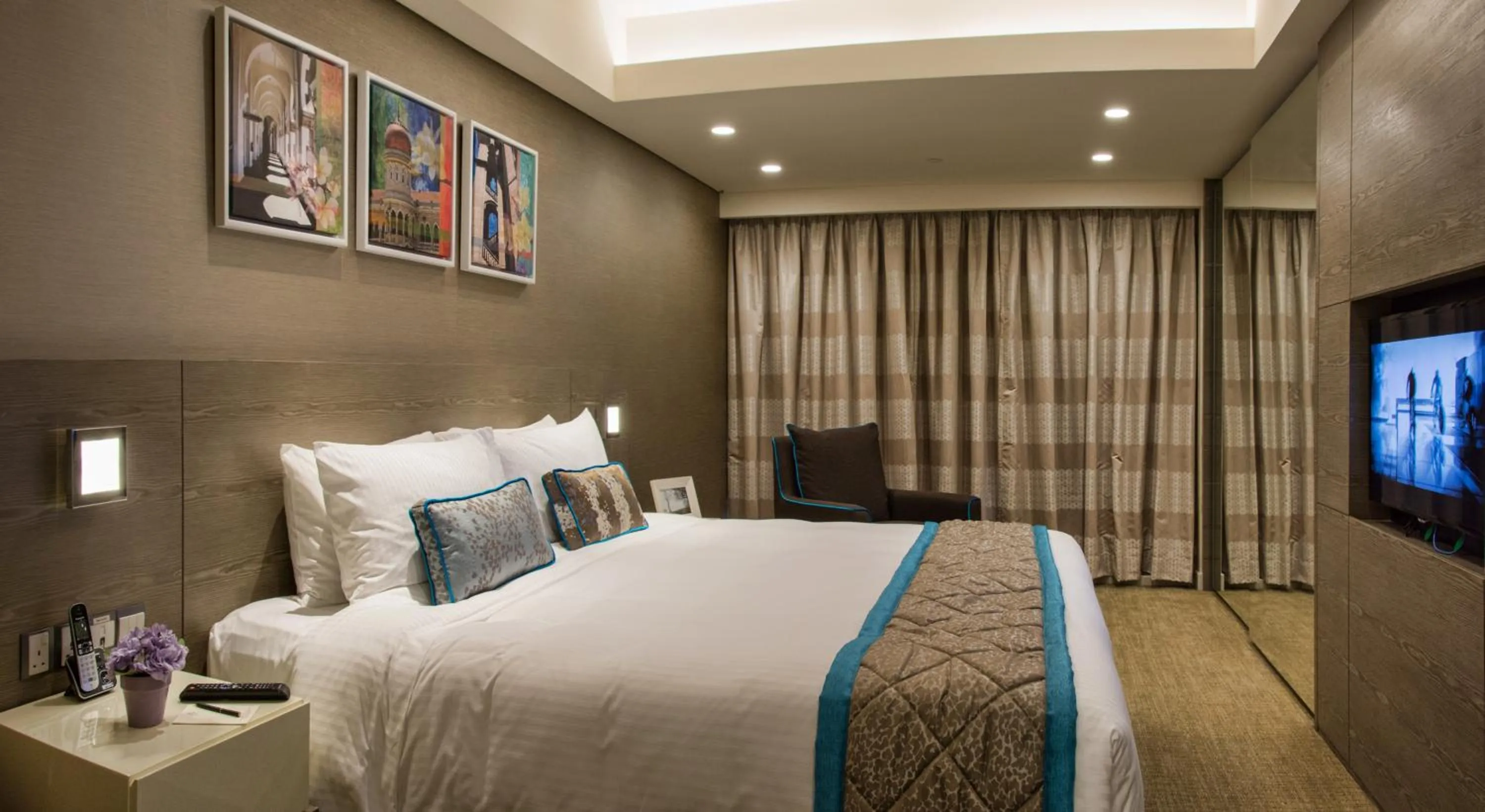Bedroom, Bed in Ascott Sentral Kuala Lumpur