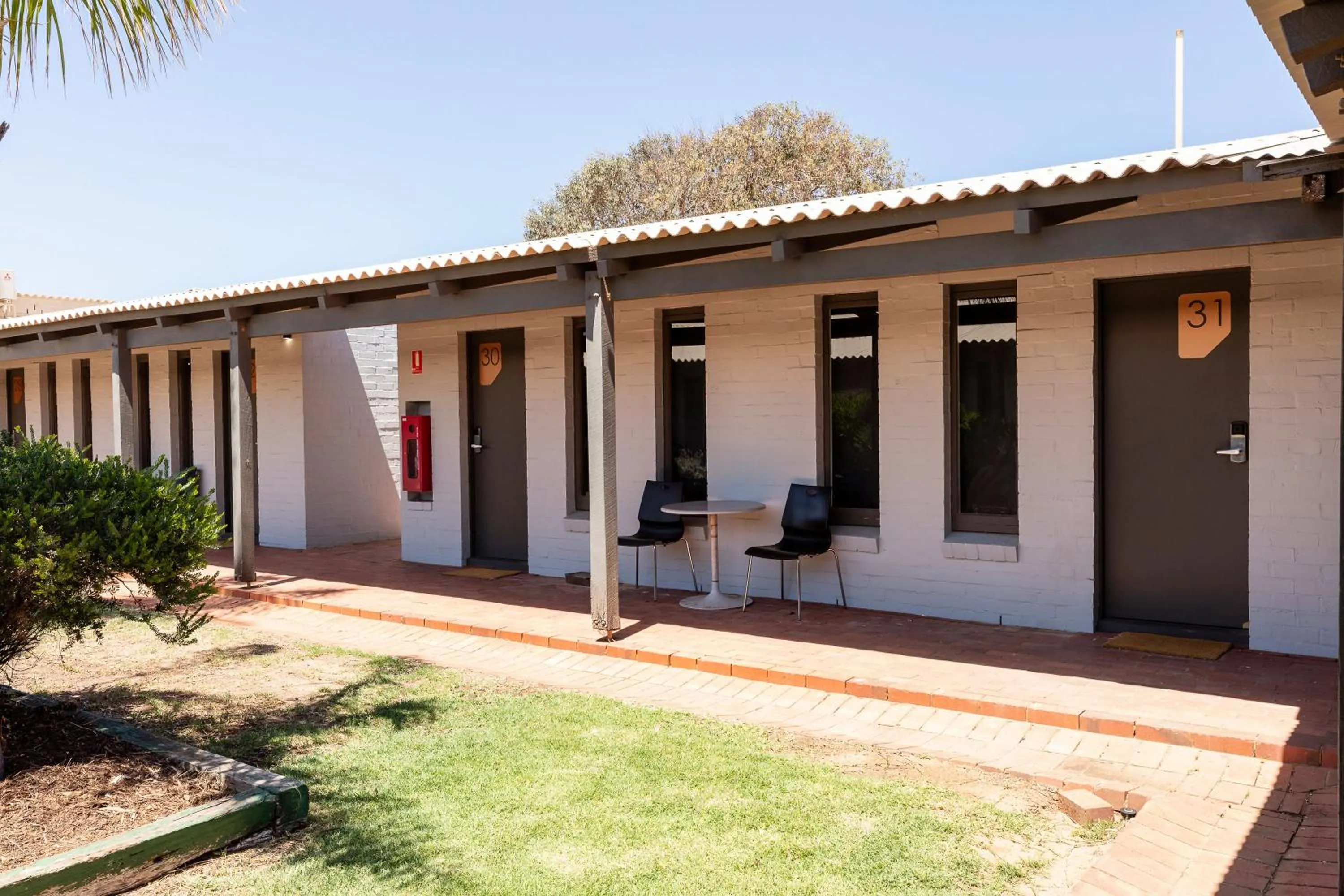 Patio in Nightcap at Wintersun Hotel