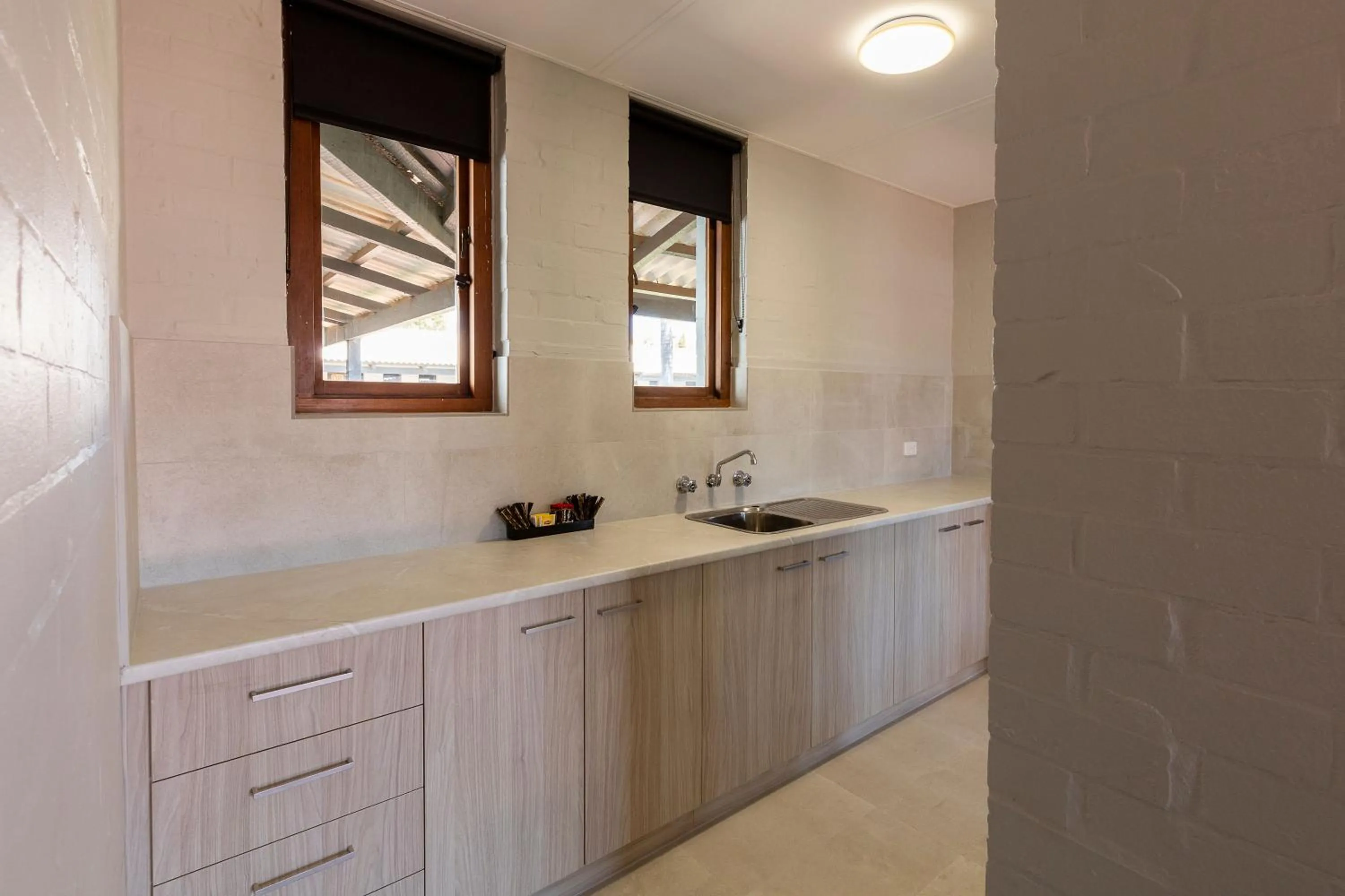 Kitchen or kitchenette in Nightcap at Wintersun Hotel