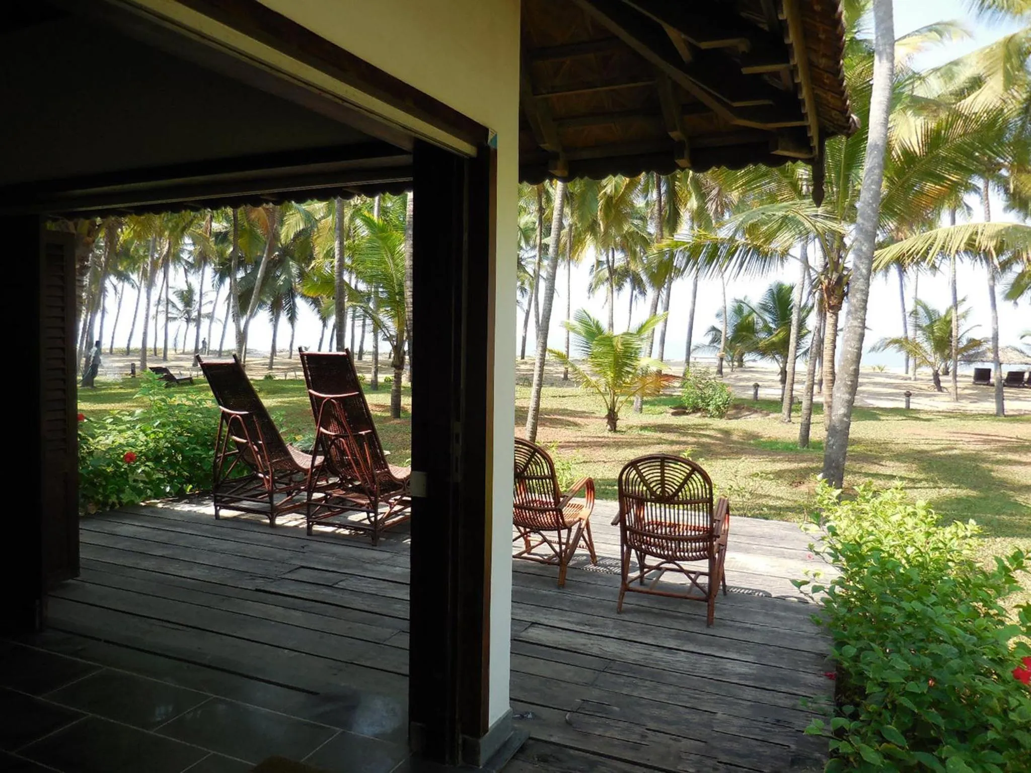 Patio in Kanan Beach Resort