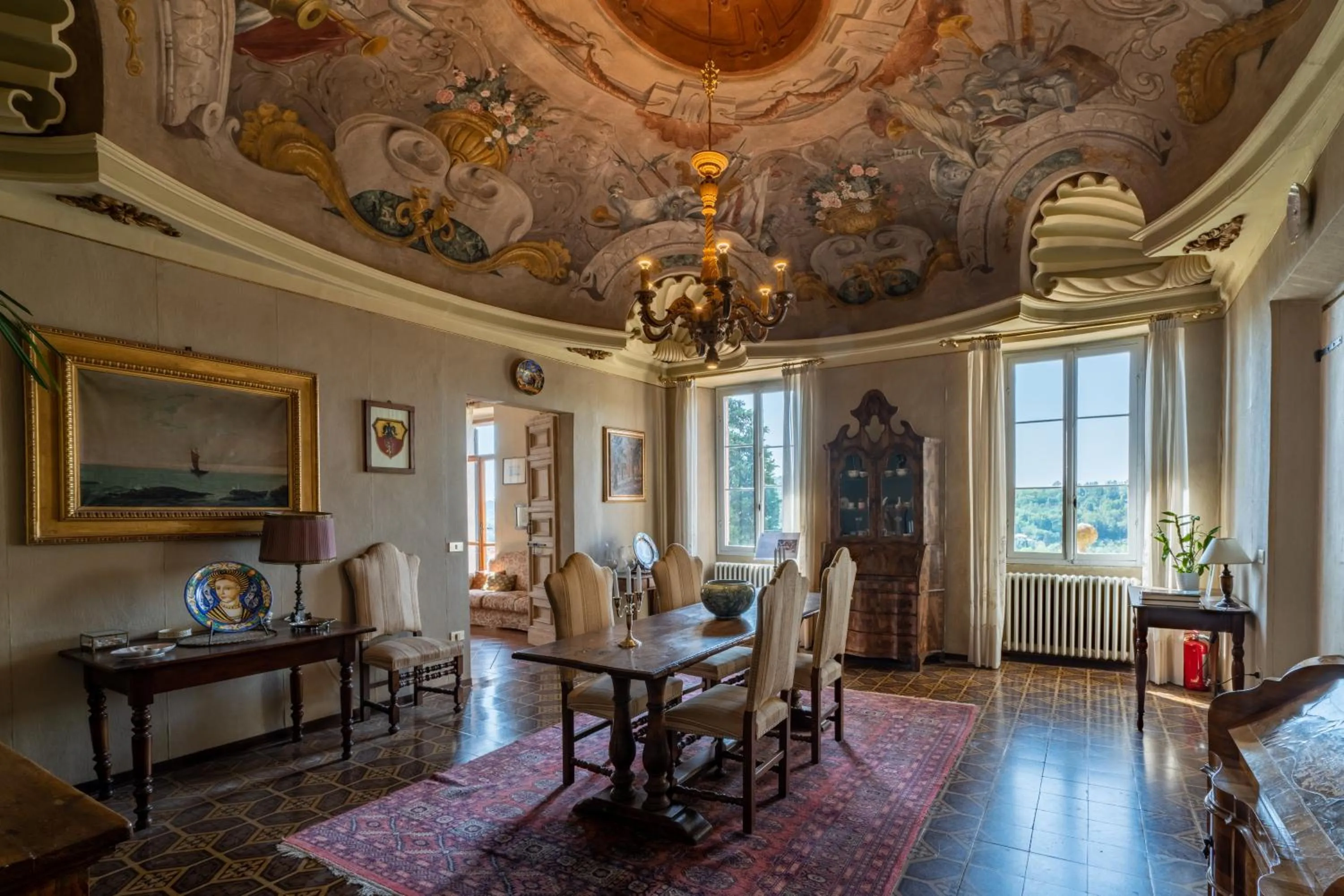 Meeting/conference room in Villa Cattani Stuart XVII secolo