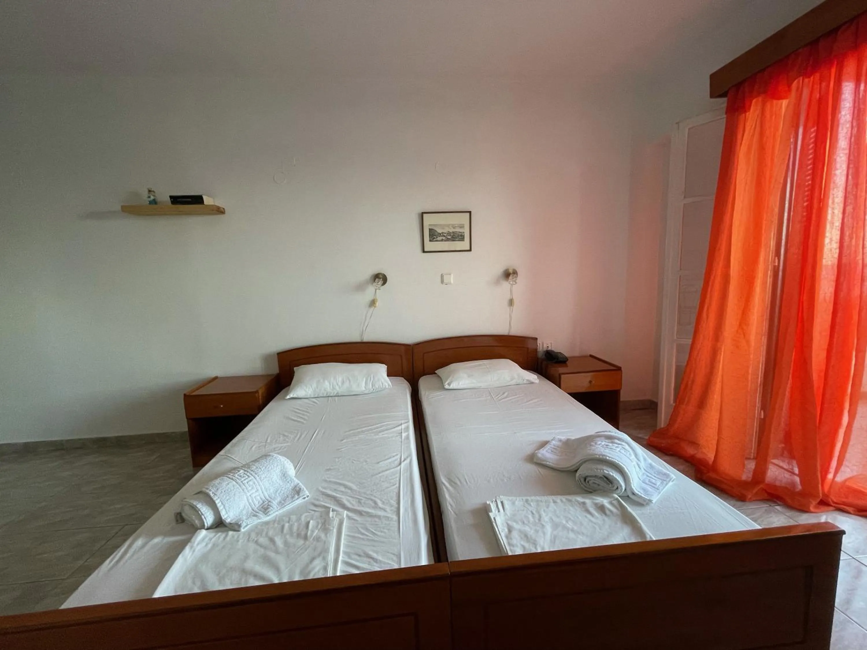 Bed in Apollon Hotel