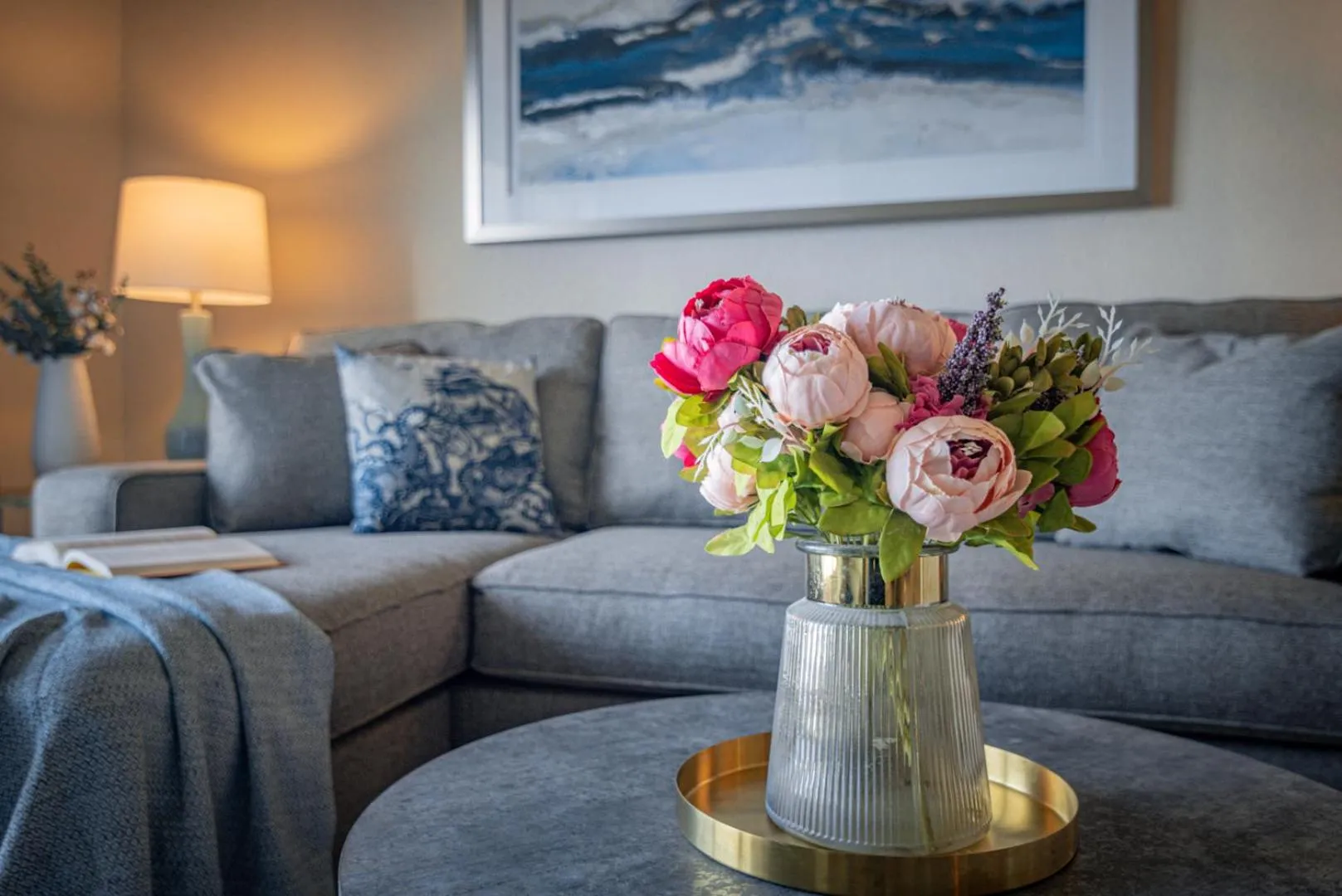 Living room in Surftides Plaza Rentals