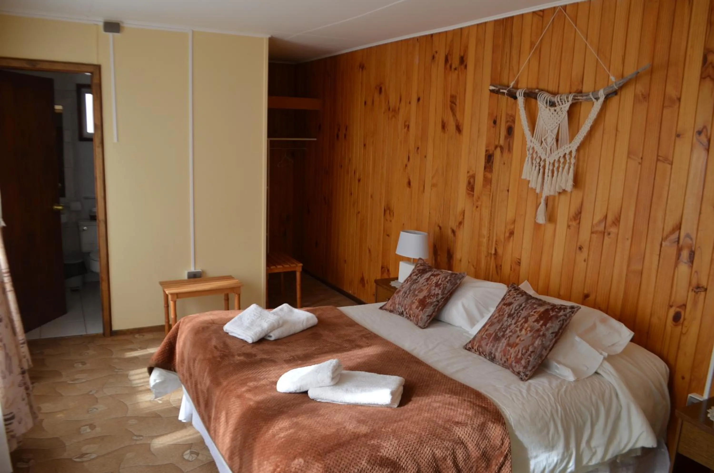 Bed in Hostal Los Pinos