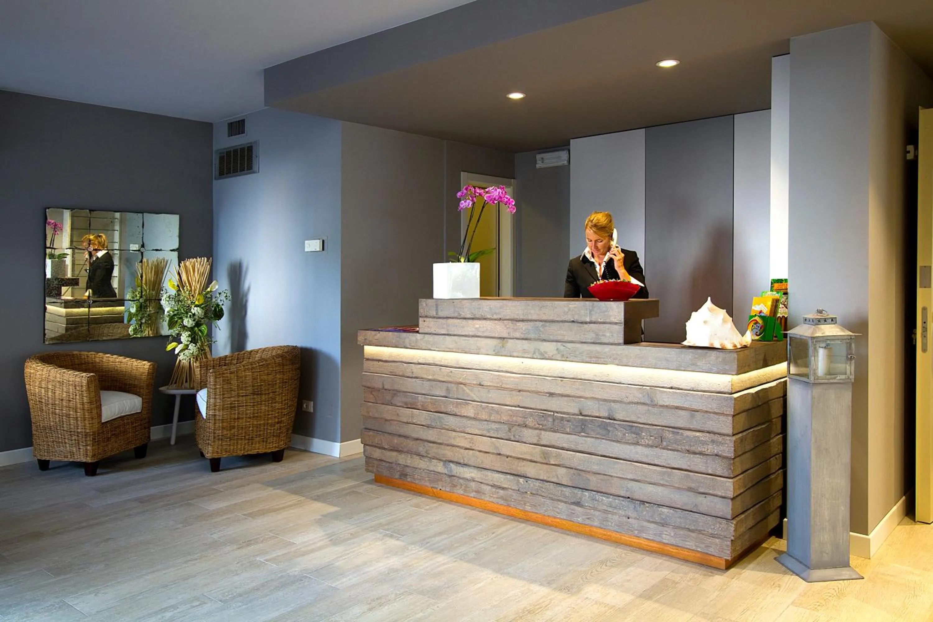 Lobby or reception in Aparthotel Ponza