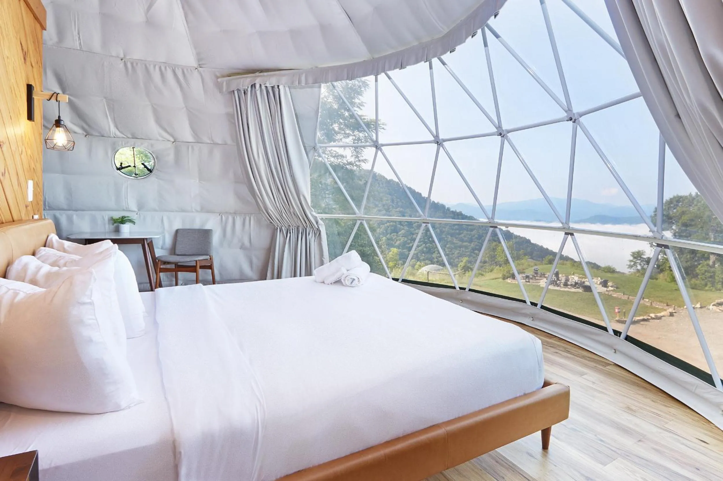 Bed in The Glamping Collective