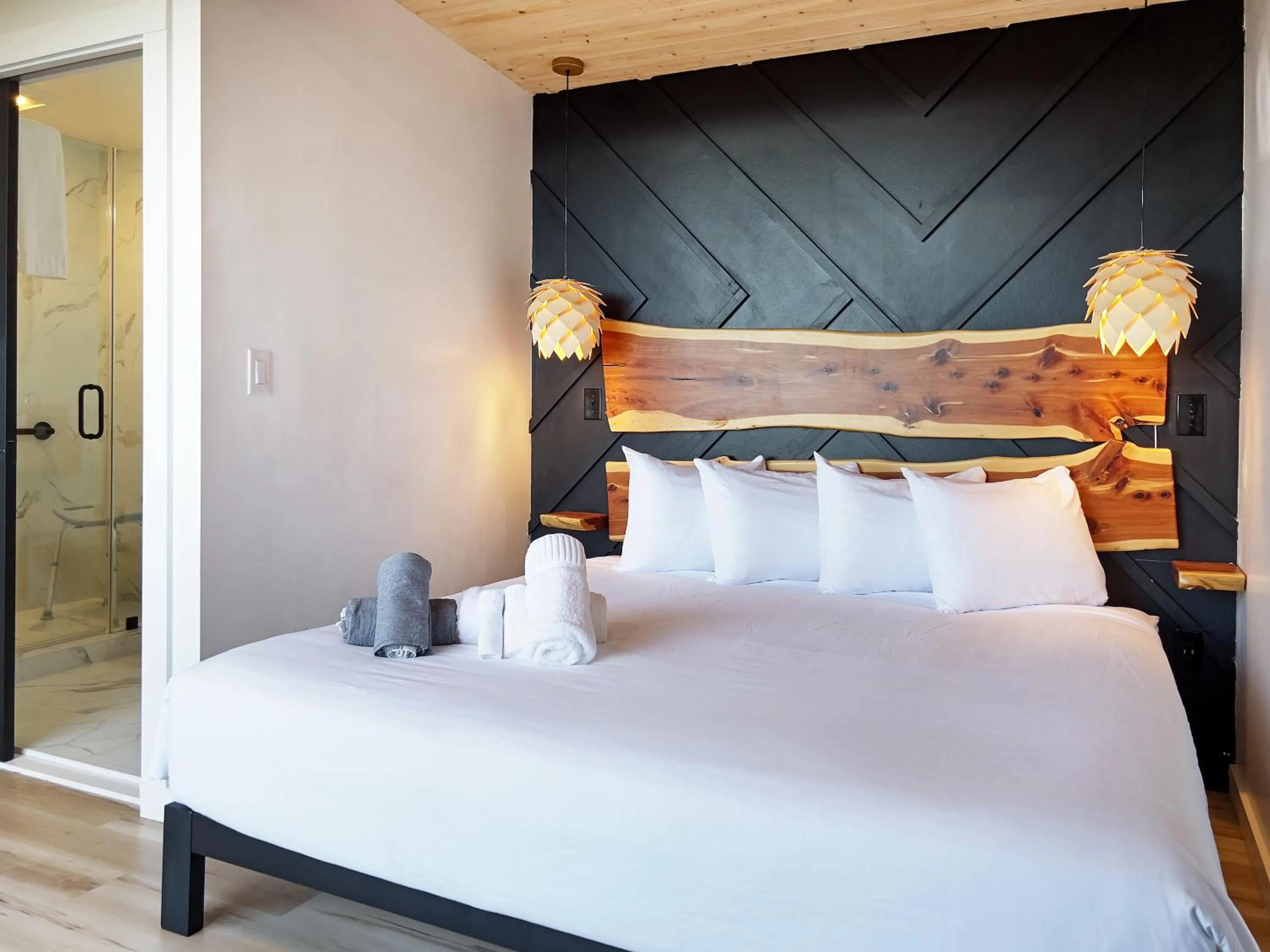 Bed in The Glamping Collective