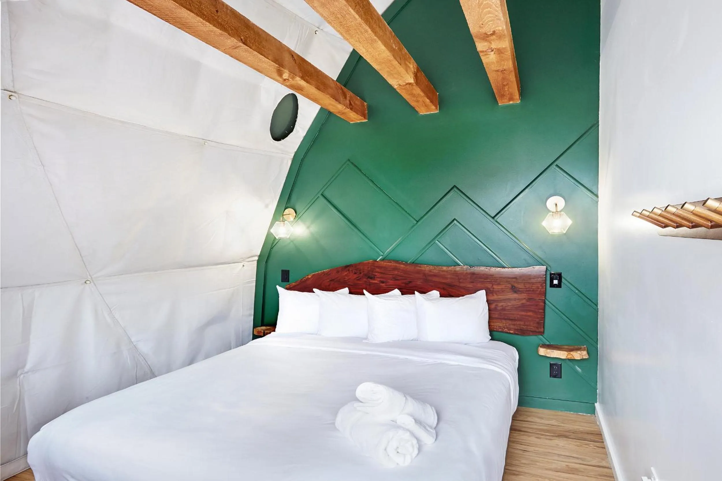 Bed in The Glamping Collective