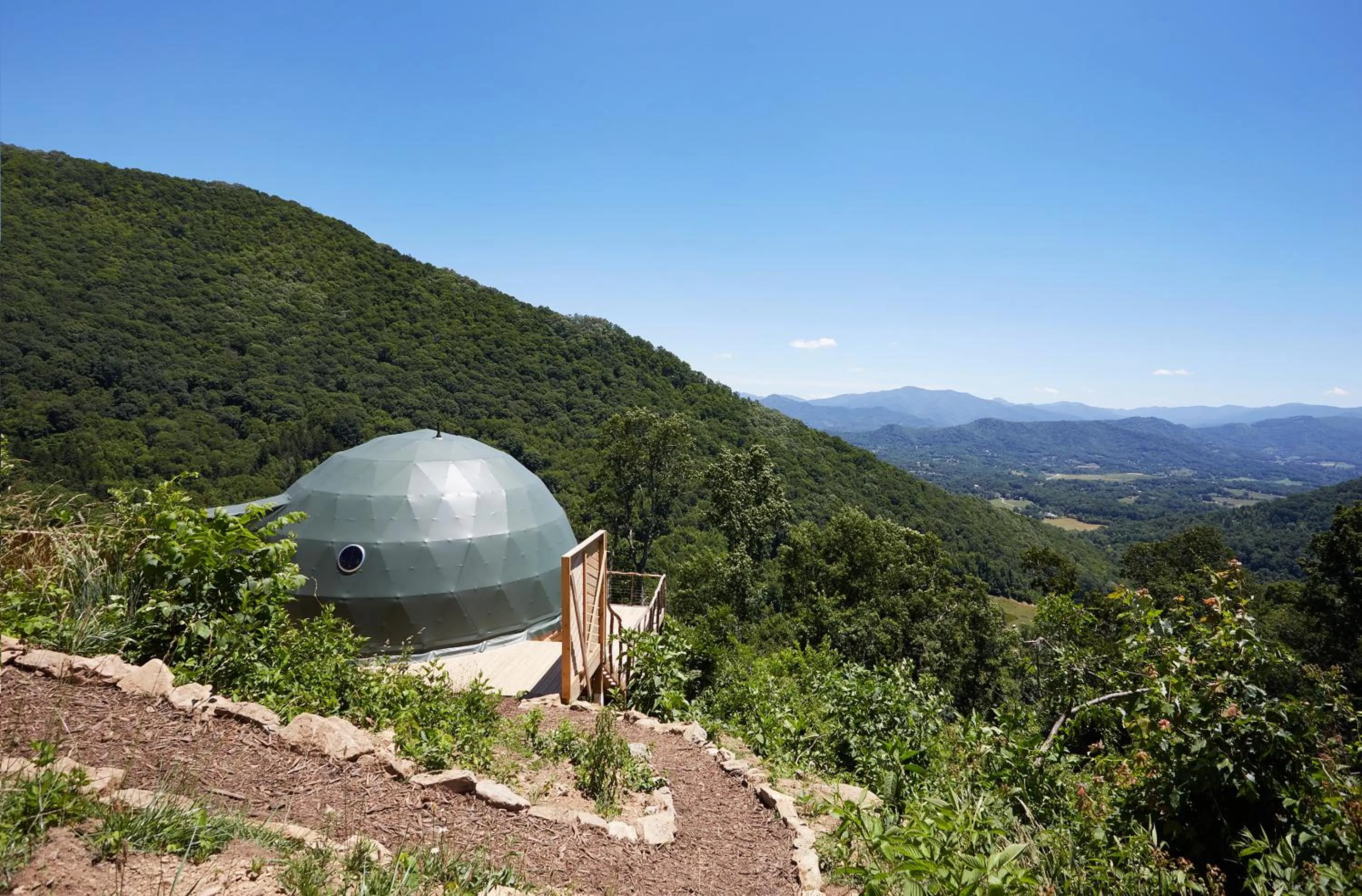 Natural landscape in The Glamping Collective