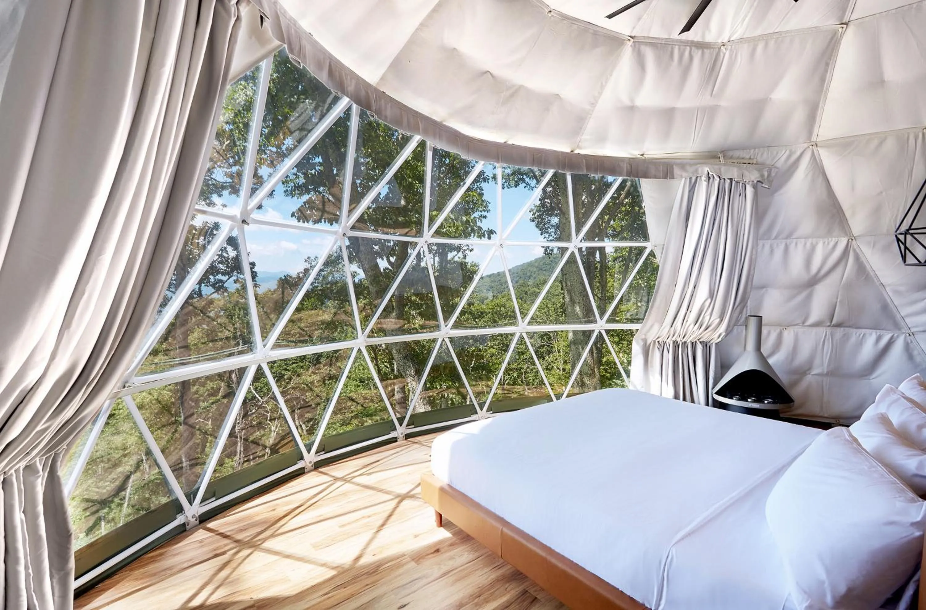 Bed in The Glamping Collective