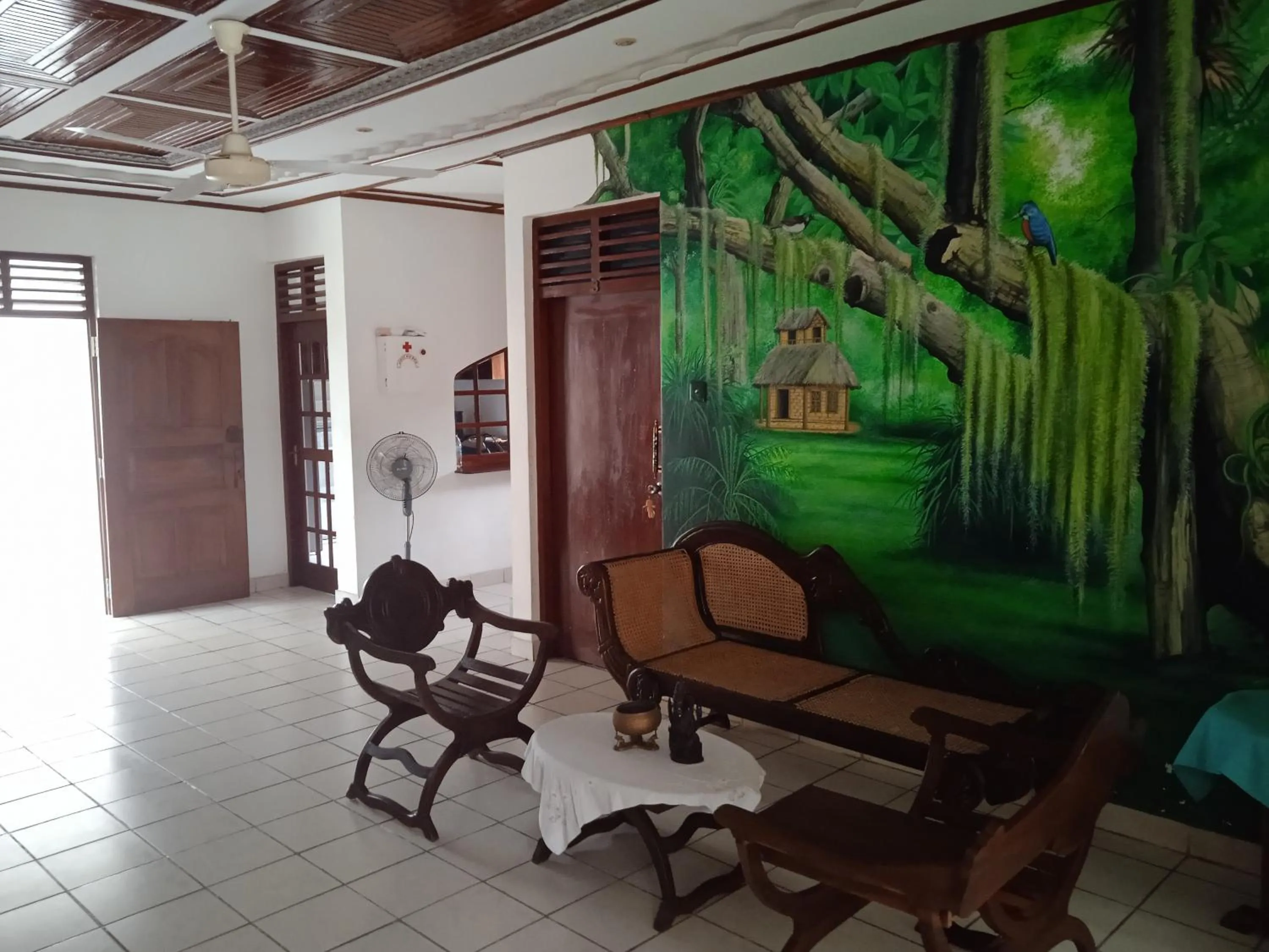 Living room in White Bridge House & Resort