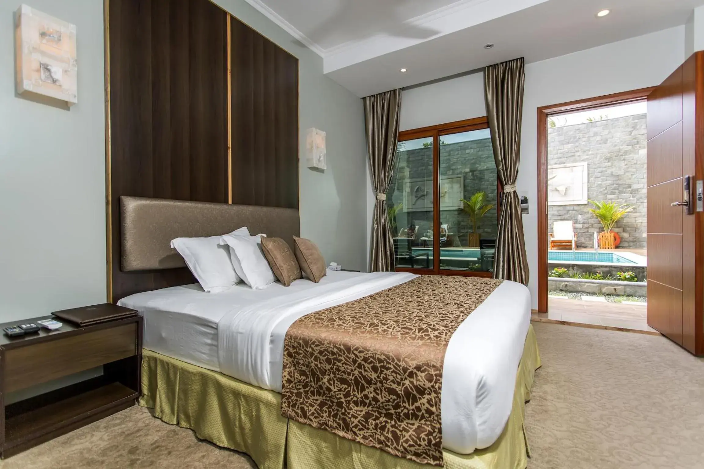 Deluxe Double Room with Pool View in Kaani Village & Spa Deluxe Double Room with Pool View in Kaani Village & Spa