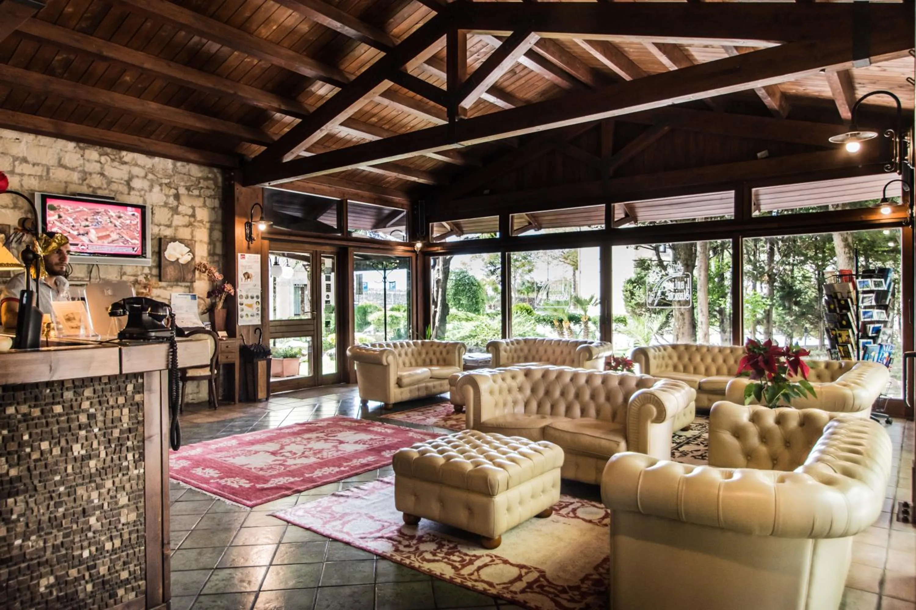 Lobby or reception in Antica Stazione