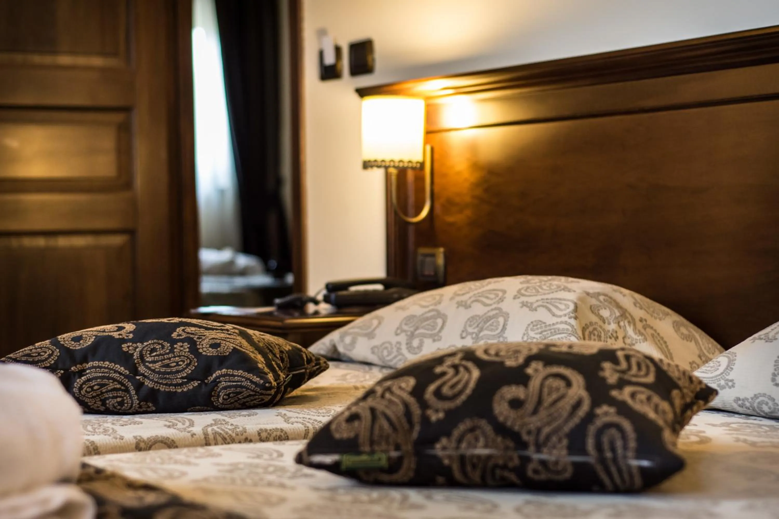 Decorative detail, Bed in Antica Stazione