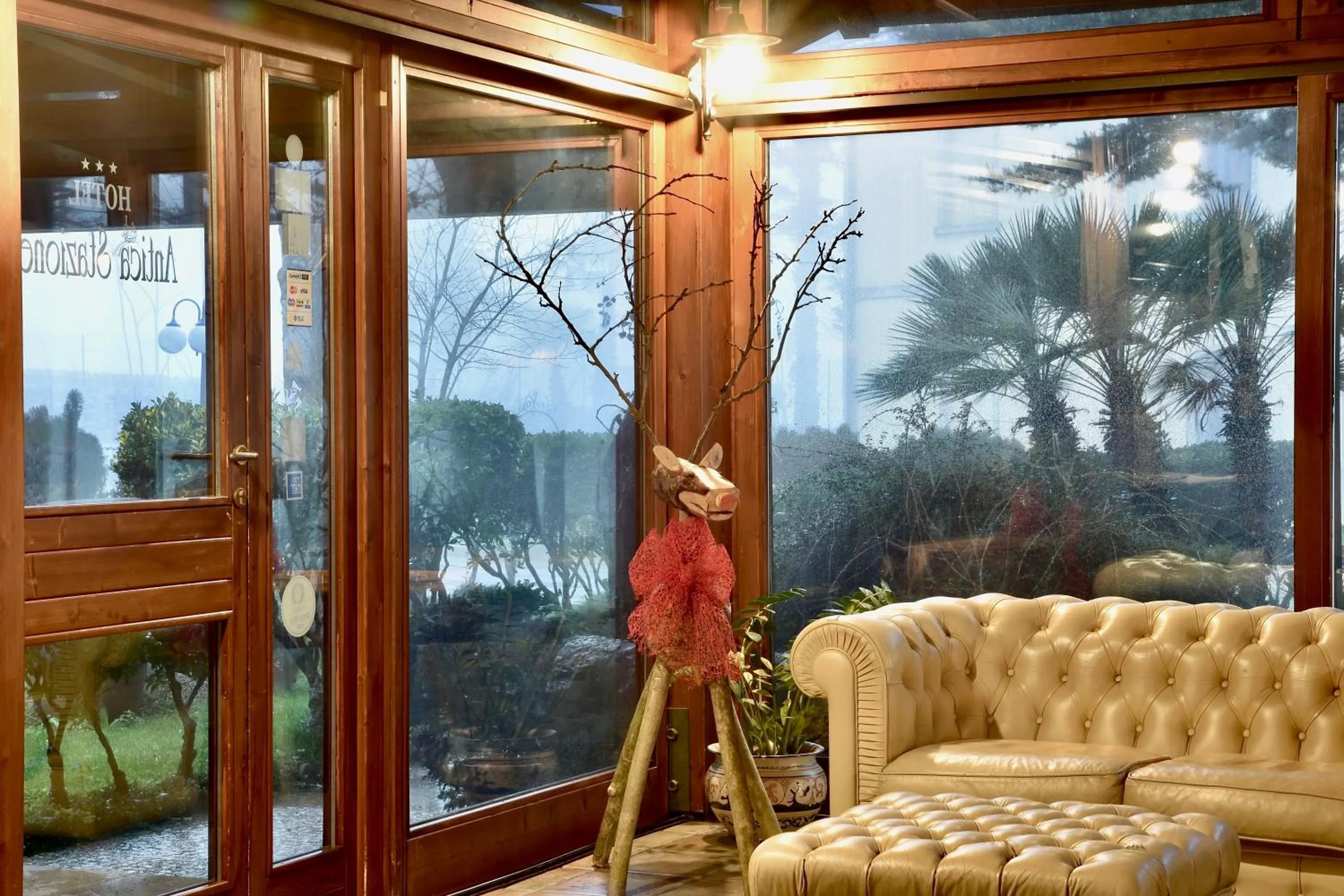 Garden view in Antica Stazione