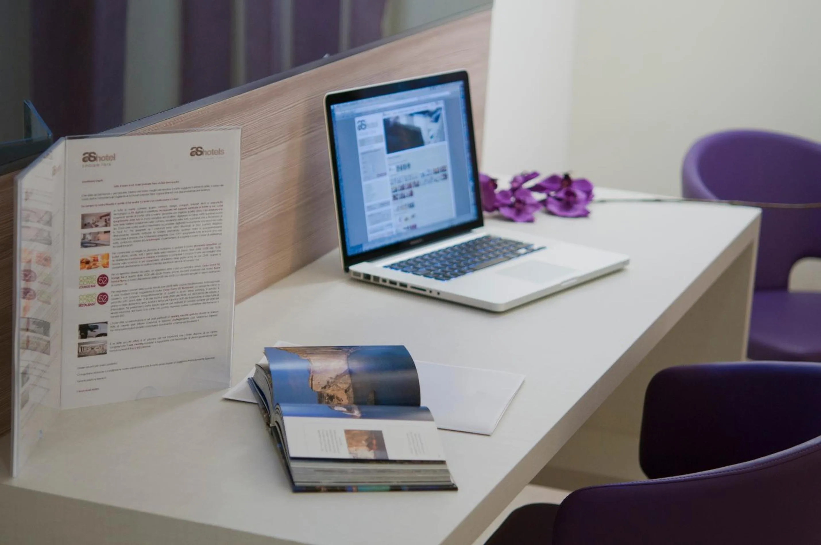 Decorative detail in AS Hotel Limbiate Fiera