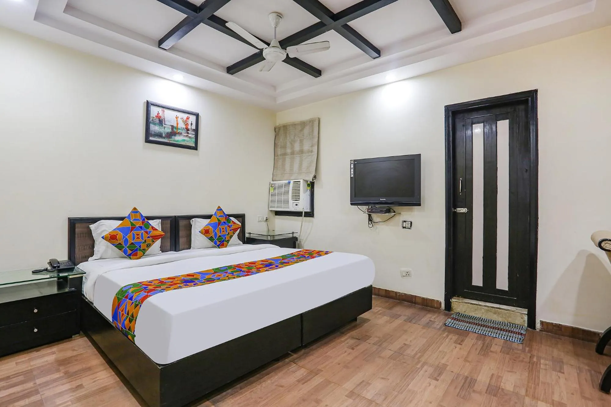 Bed in FabHotel Blue Moon Home Stay