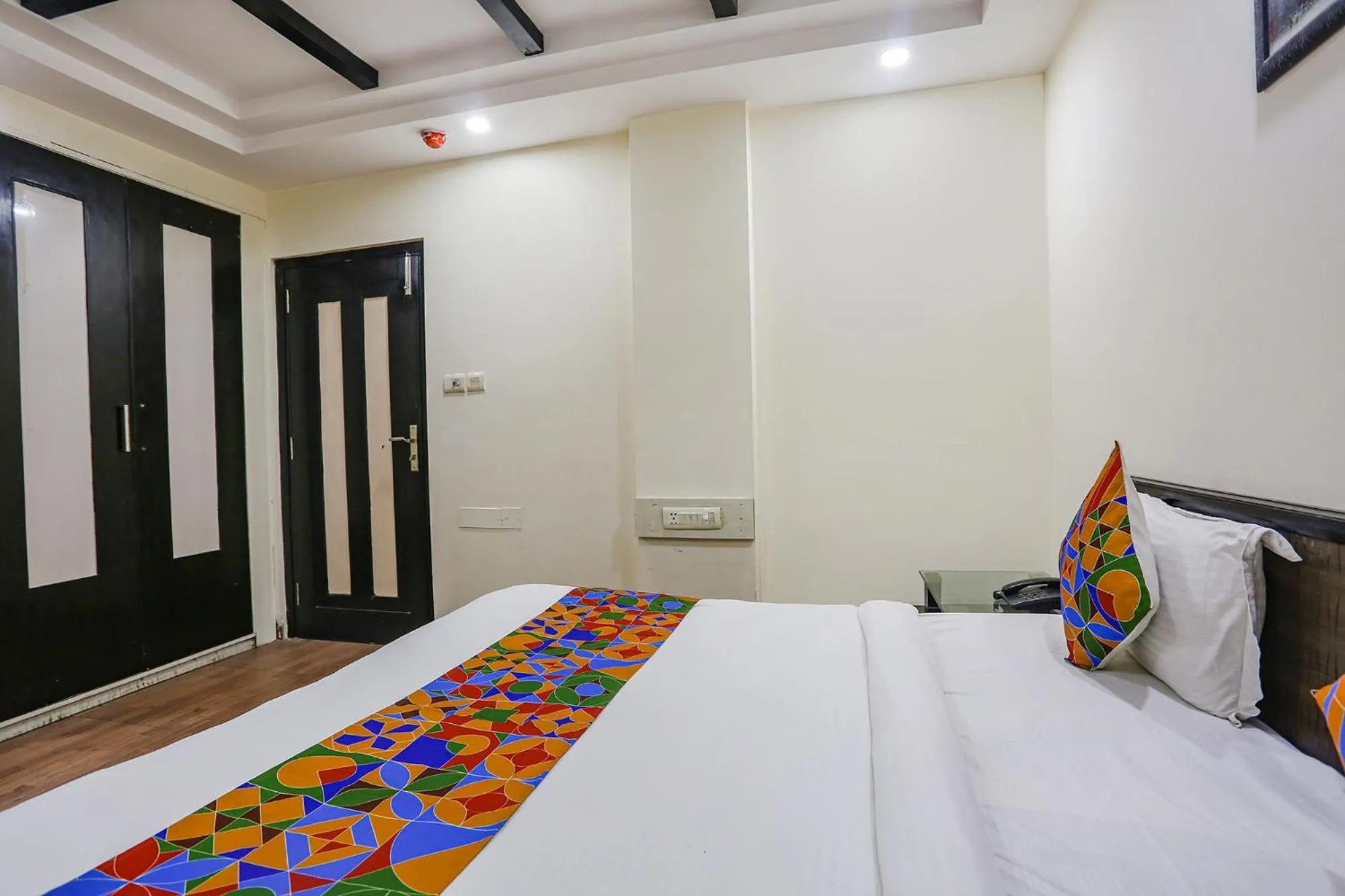 Bed in FabHotel Blue Moon Home Stay