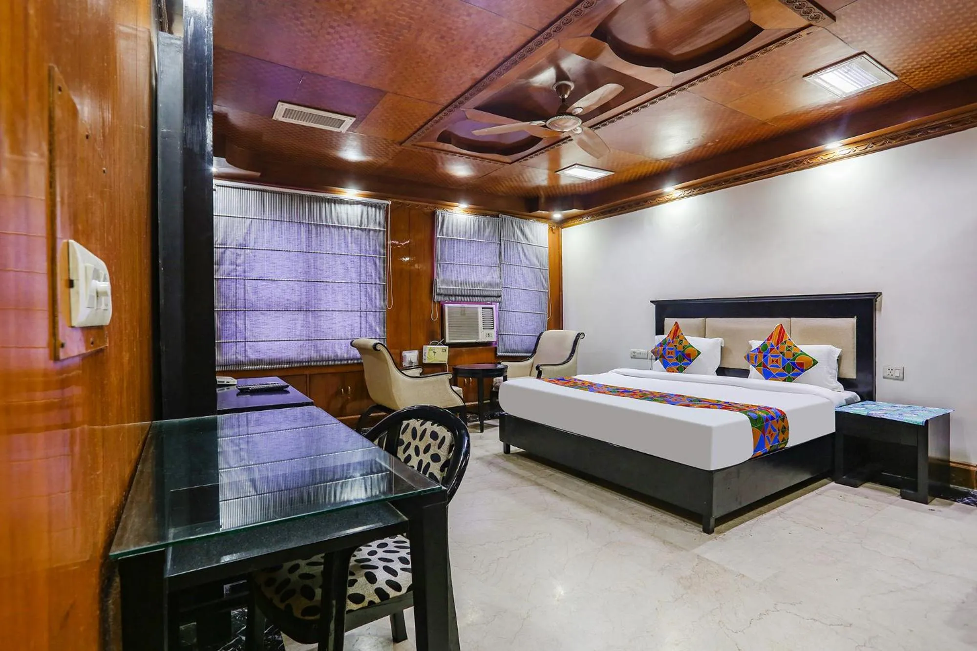 Bed in FabHotel Blue Moon Home Stay