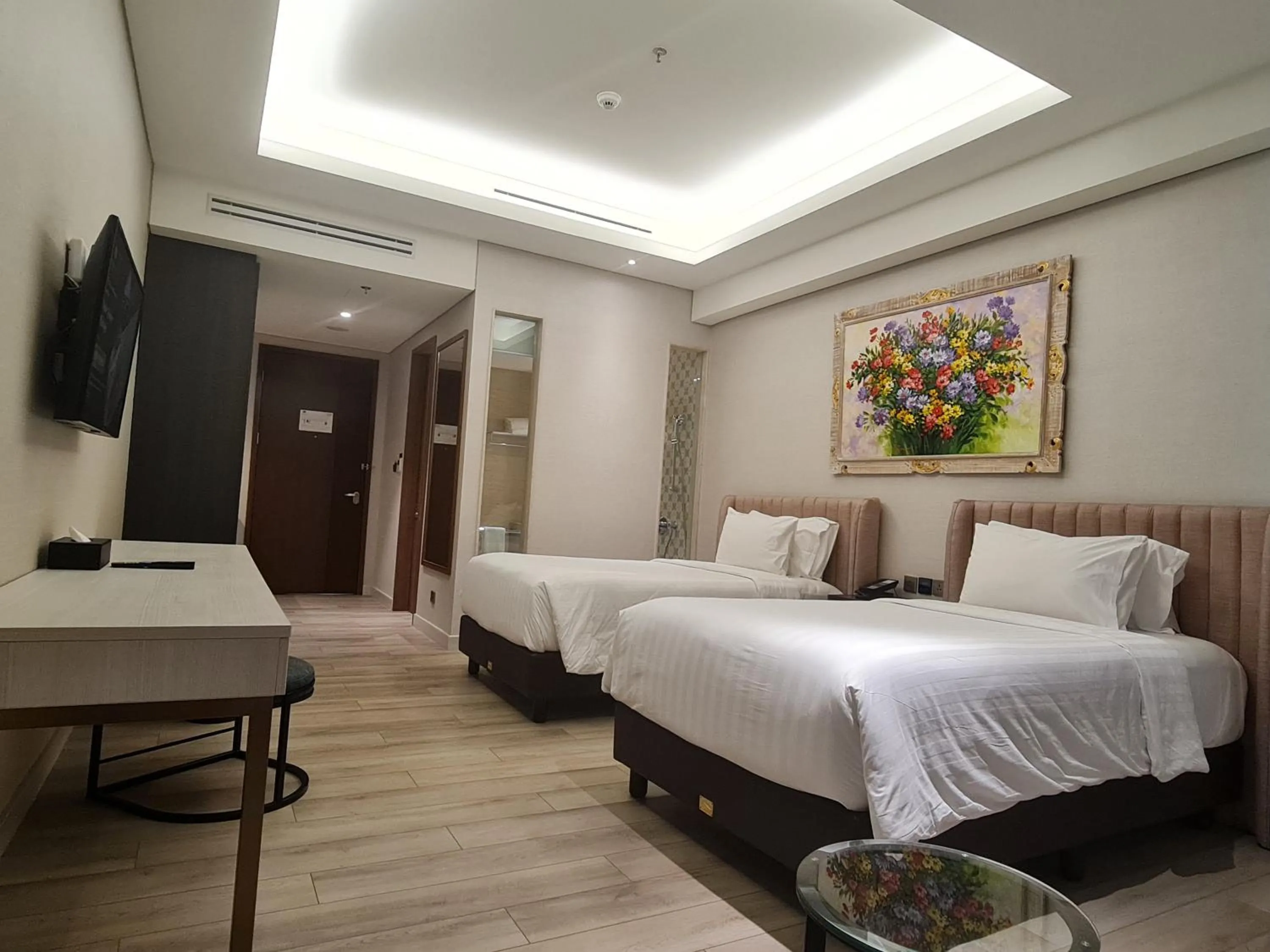 Bed in Trembesi Hotel