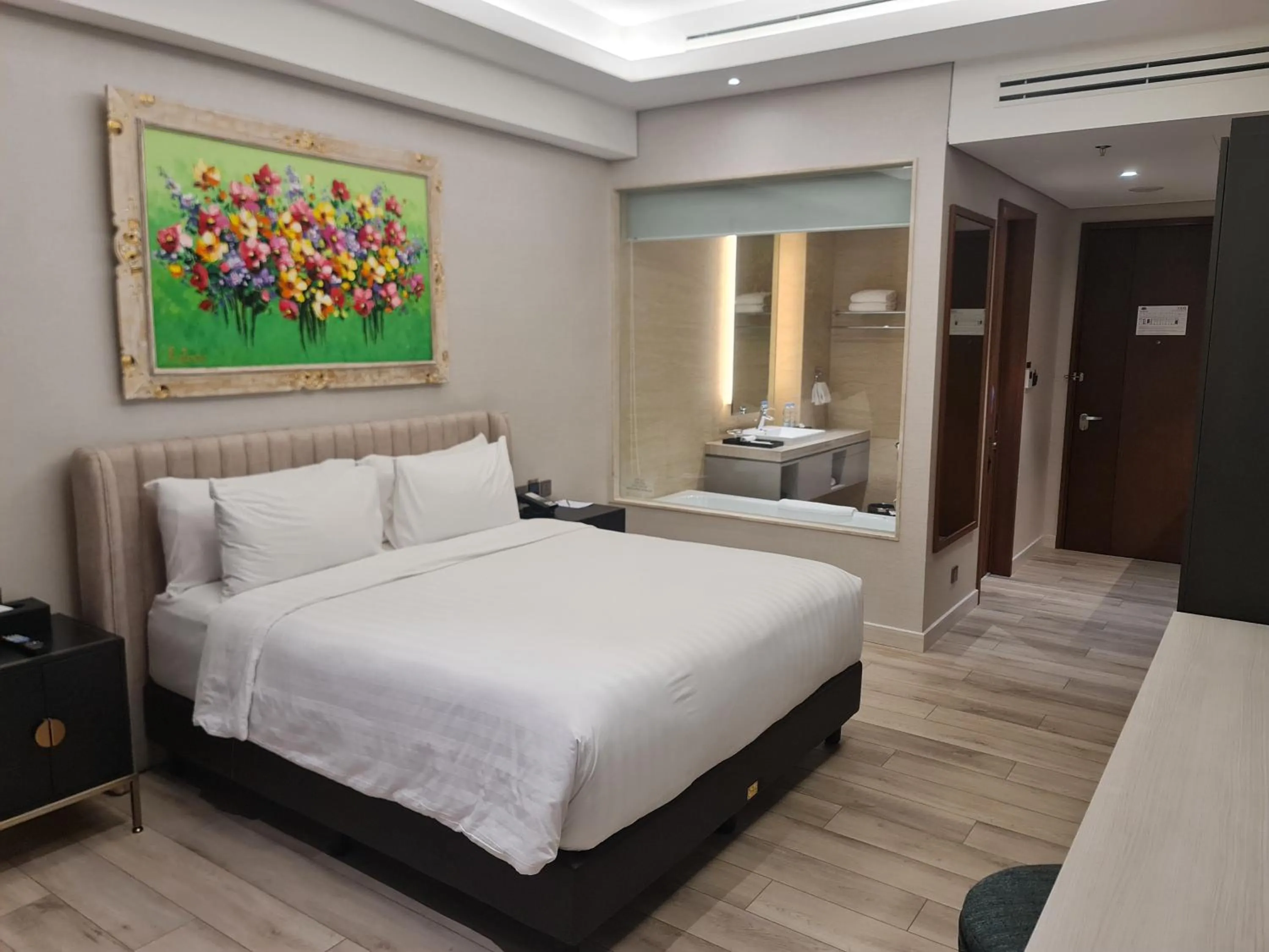 Bed in Trembesi Hotel