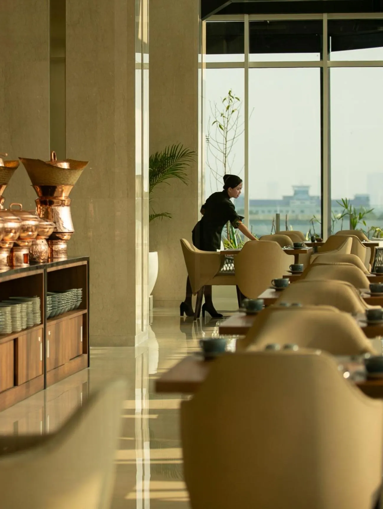 Restaurant/places to eat in Trembesi Hotel