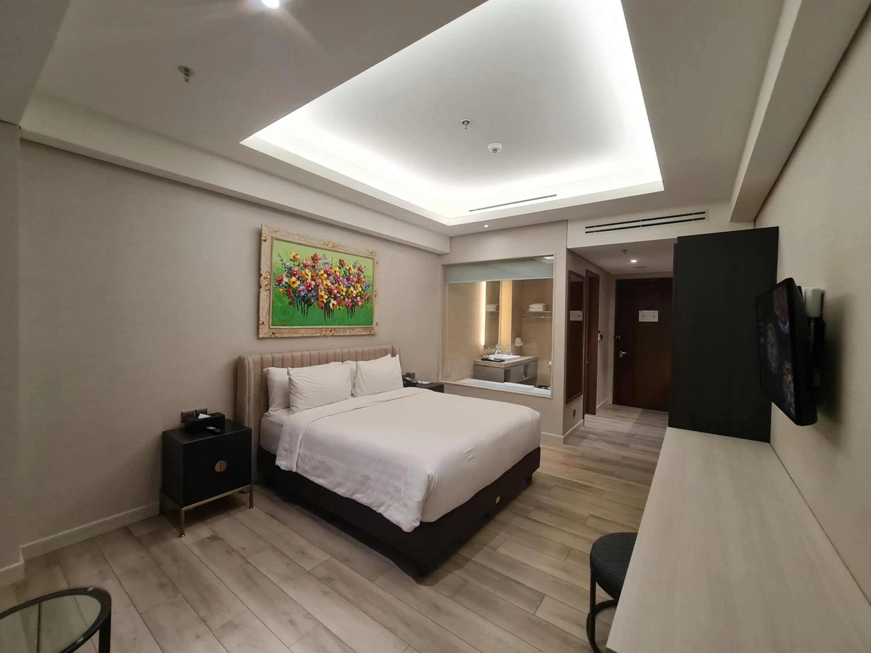 Bed in Trembesi Hotel