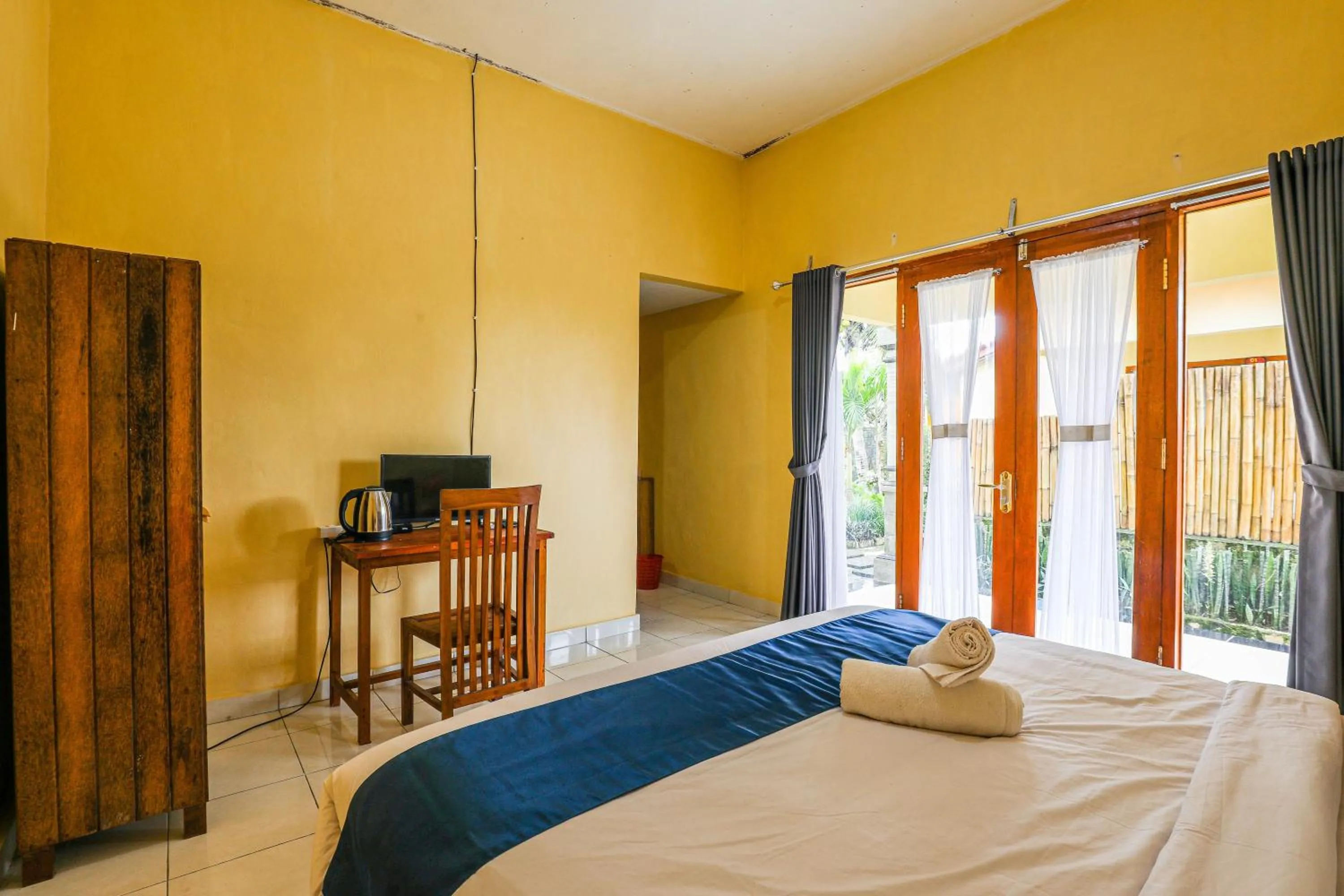 Bed in The Salang Guest House