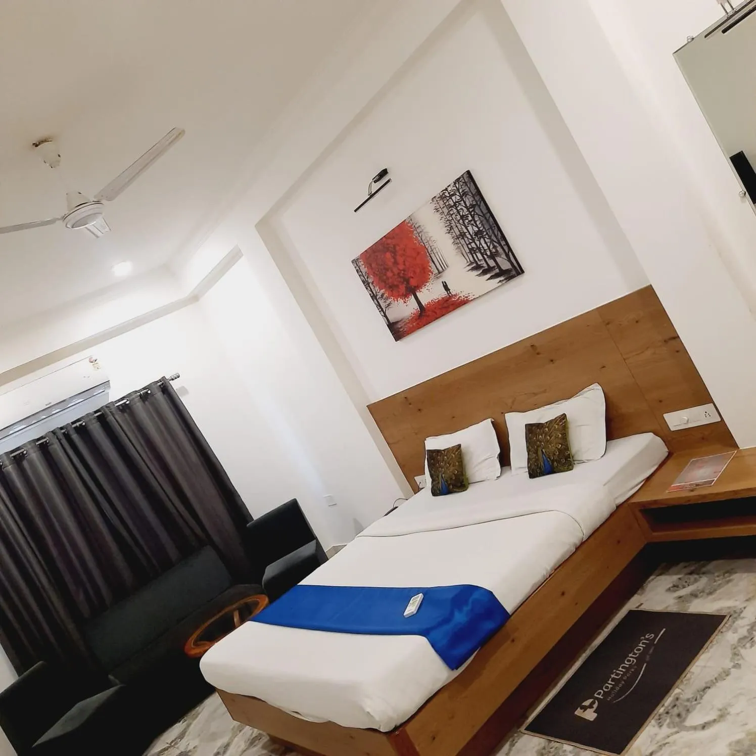 Photo of the whole room, Bed in Hotel Nisha Nest, Bhopal