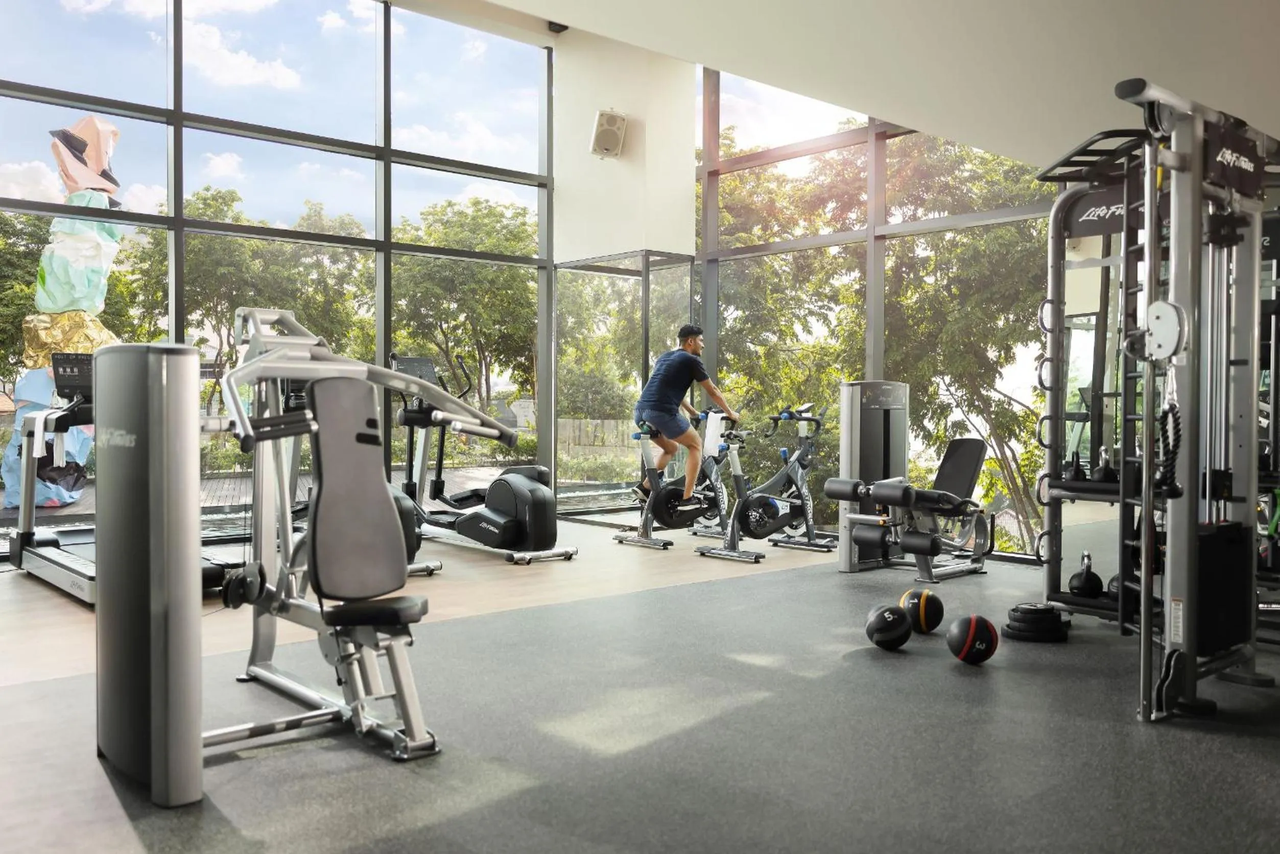 Fitness centre/facilities in Padma Hotel Semarang